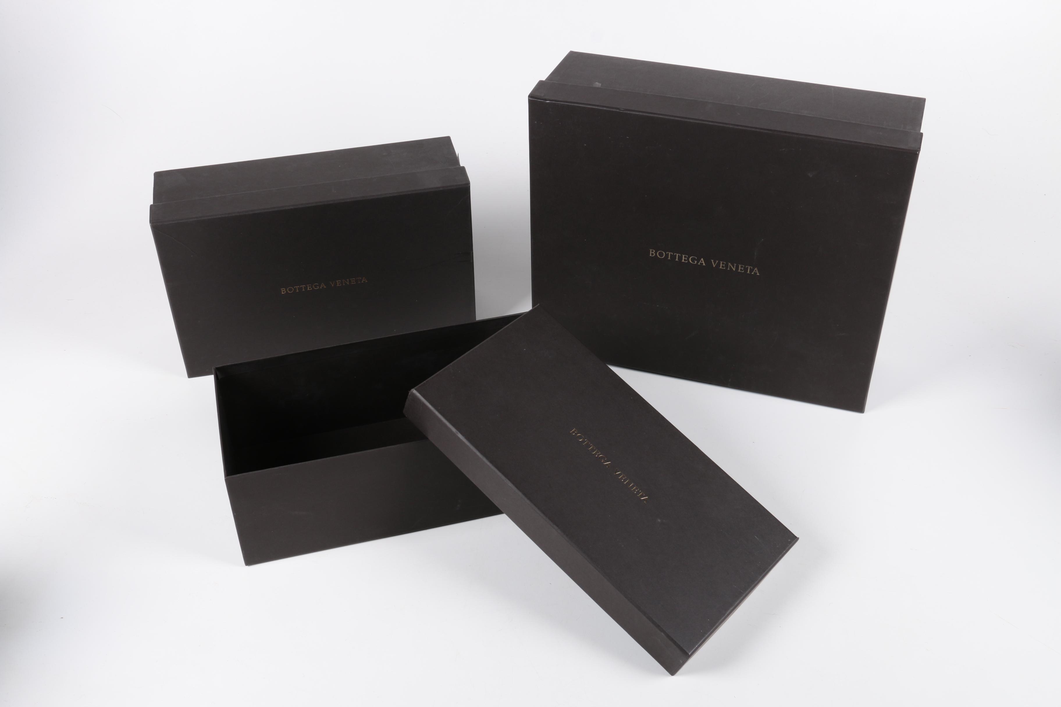 Bottega Veneta and Prada Boxes with Dust Cover Bags