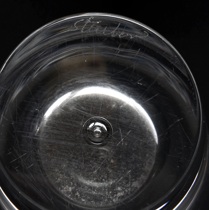 Pair of Steuben Crystal Vases