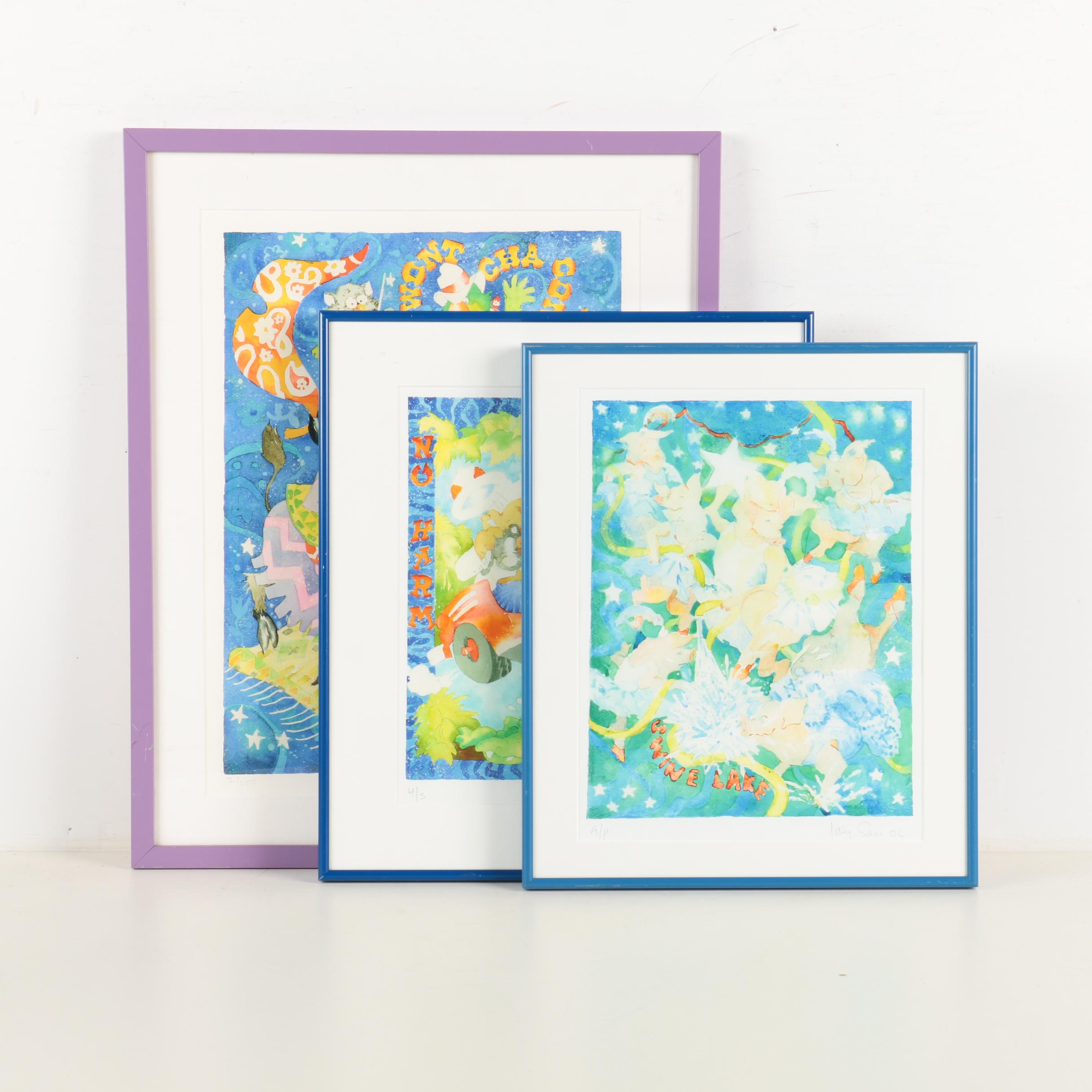 Jody Silver Limited Edition Giclee Prints of Anthropomorphic Animals