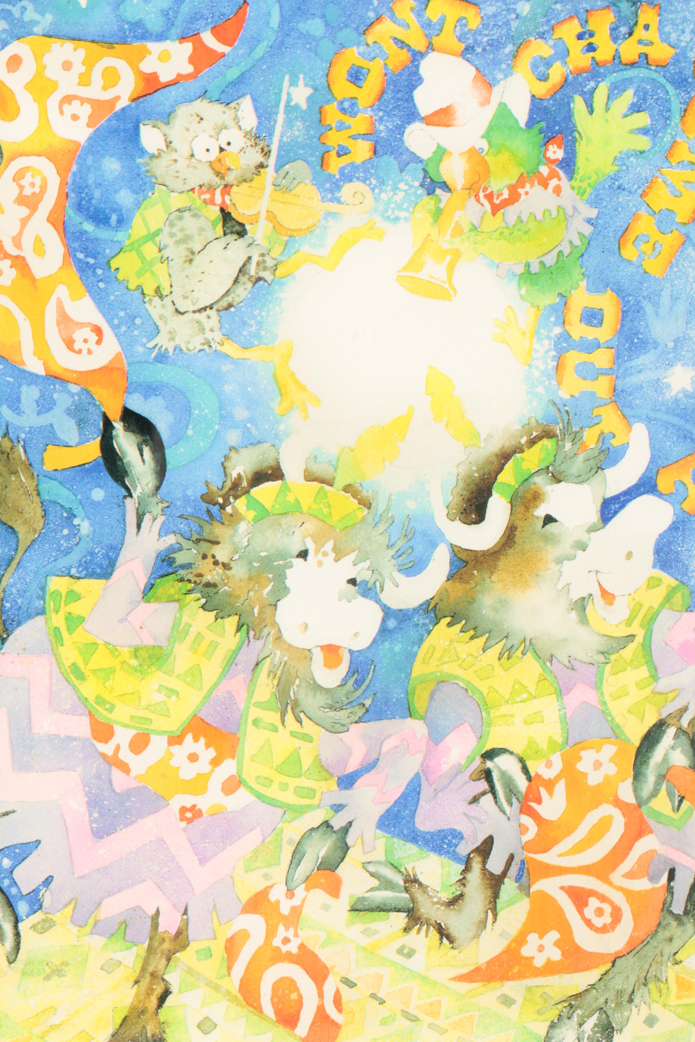 Jody Silver Limited Edition Giclee Prints of Anthropomorphic Animals