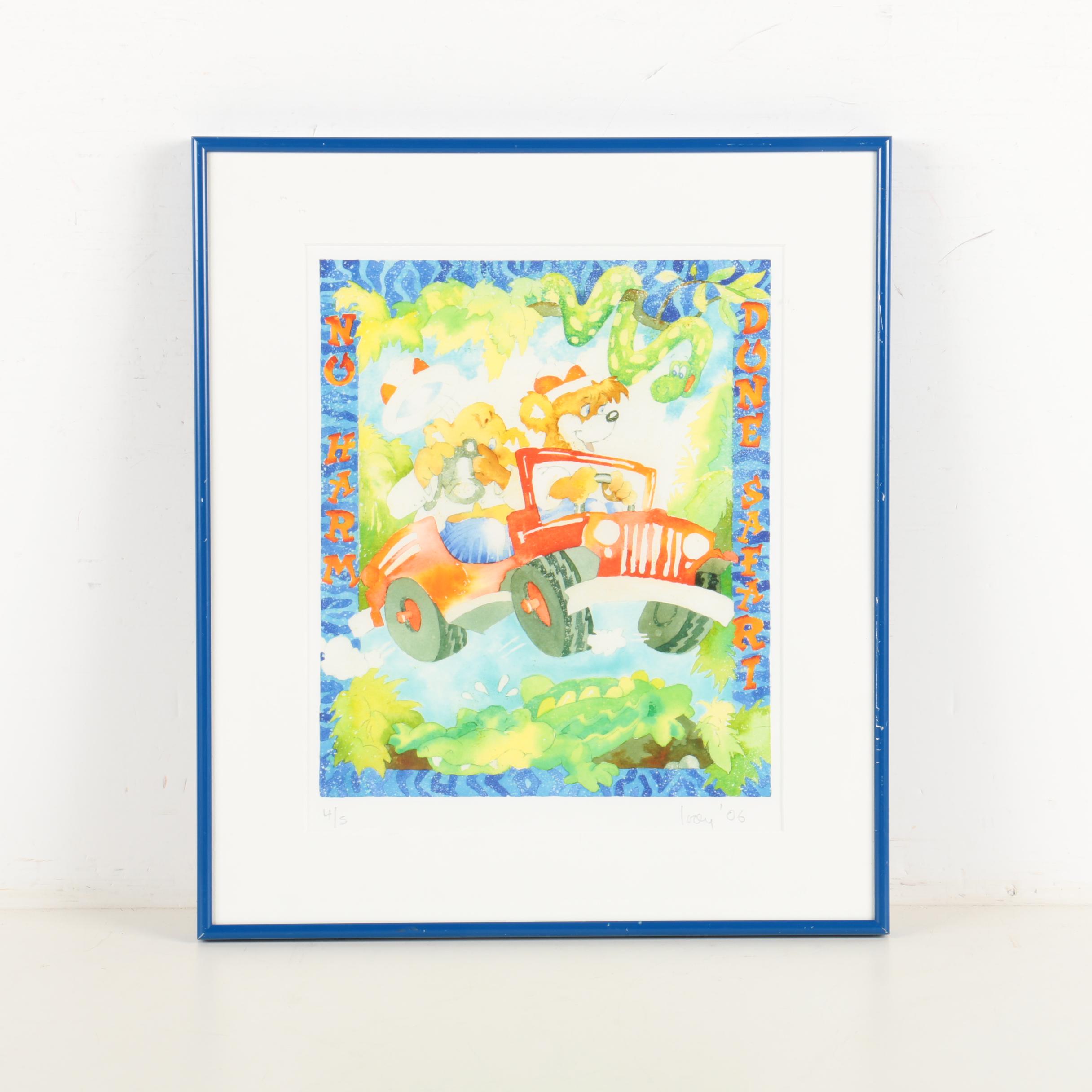 Jody Silver Limited Edition Giclee Prints of Anthropomorphic Animals