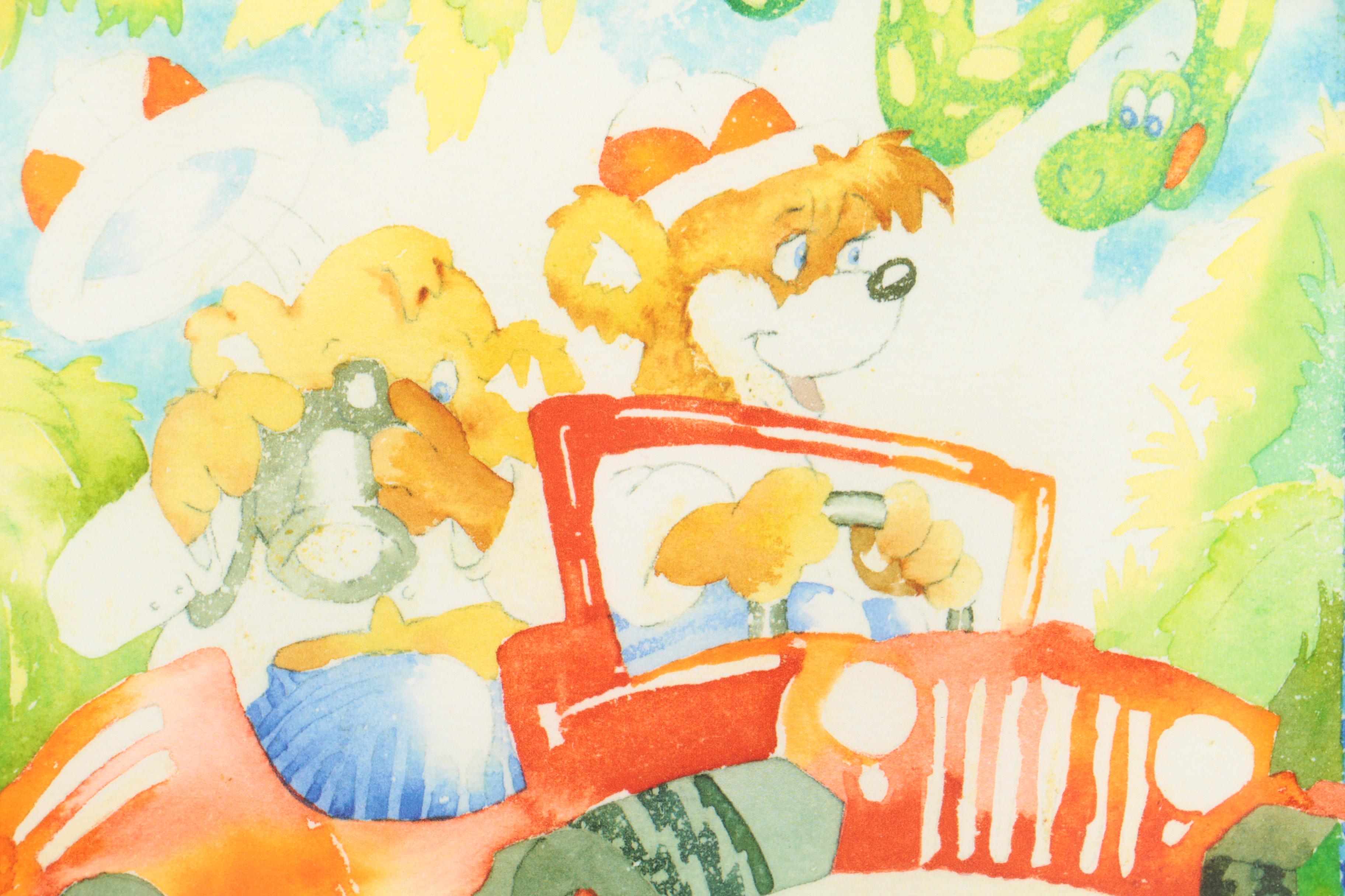 Jody Silver Limited Edition Giclee Prints of Anthropomorphic Animals