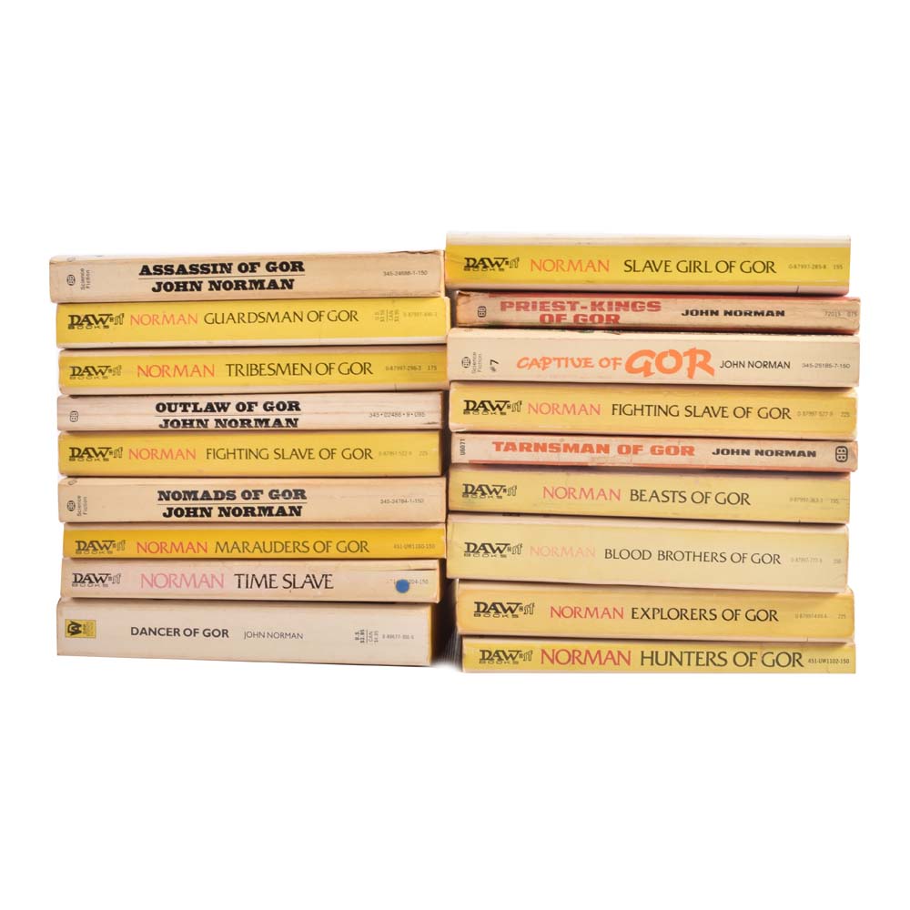 Vintage Collection of John Norman "Gor" Paperback Fantasy Novels