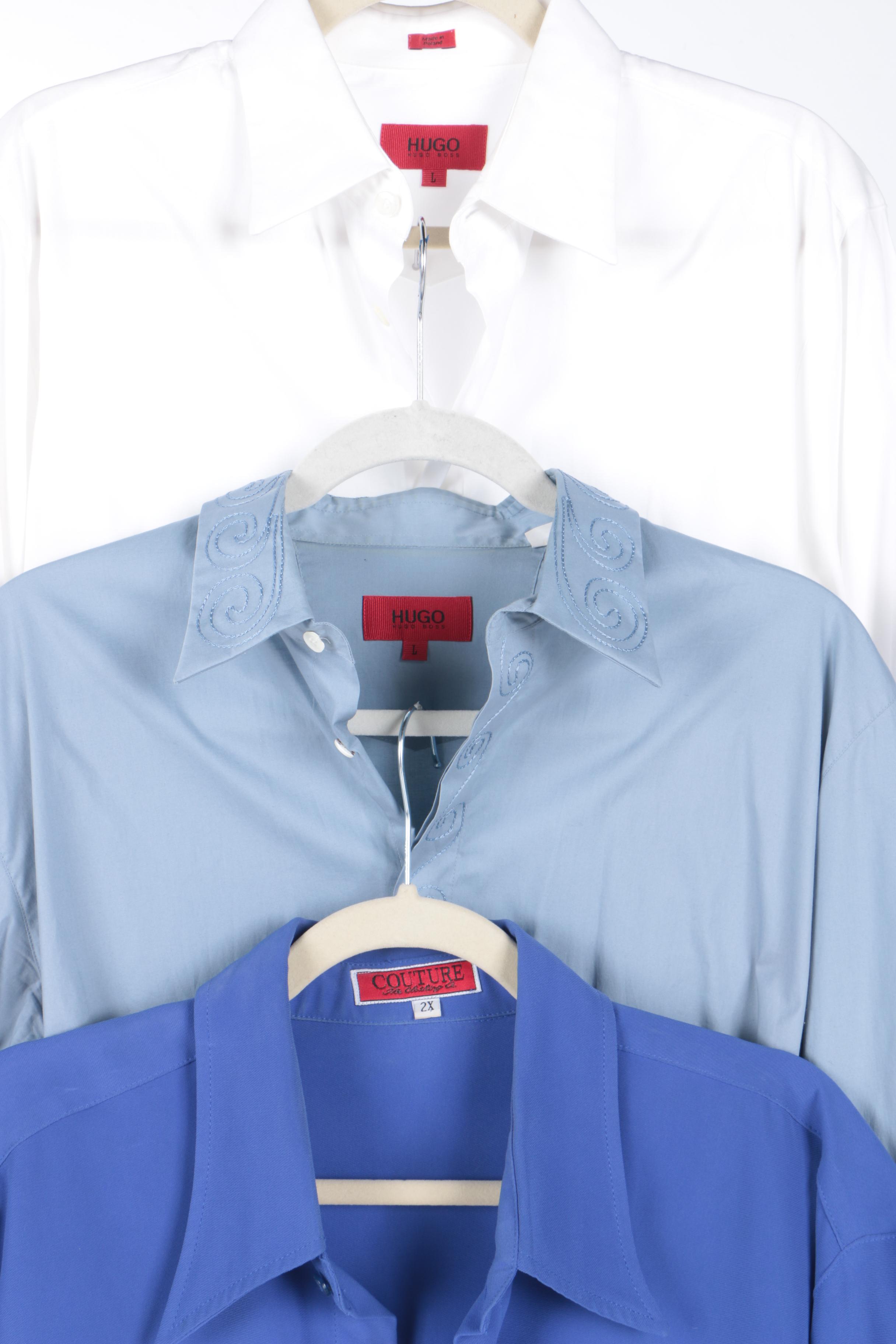 Men's Button up Shirts Including Prada and Hugo by Hugo Boss