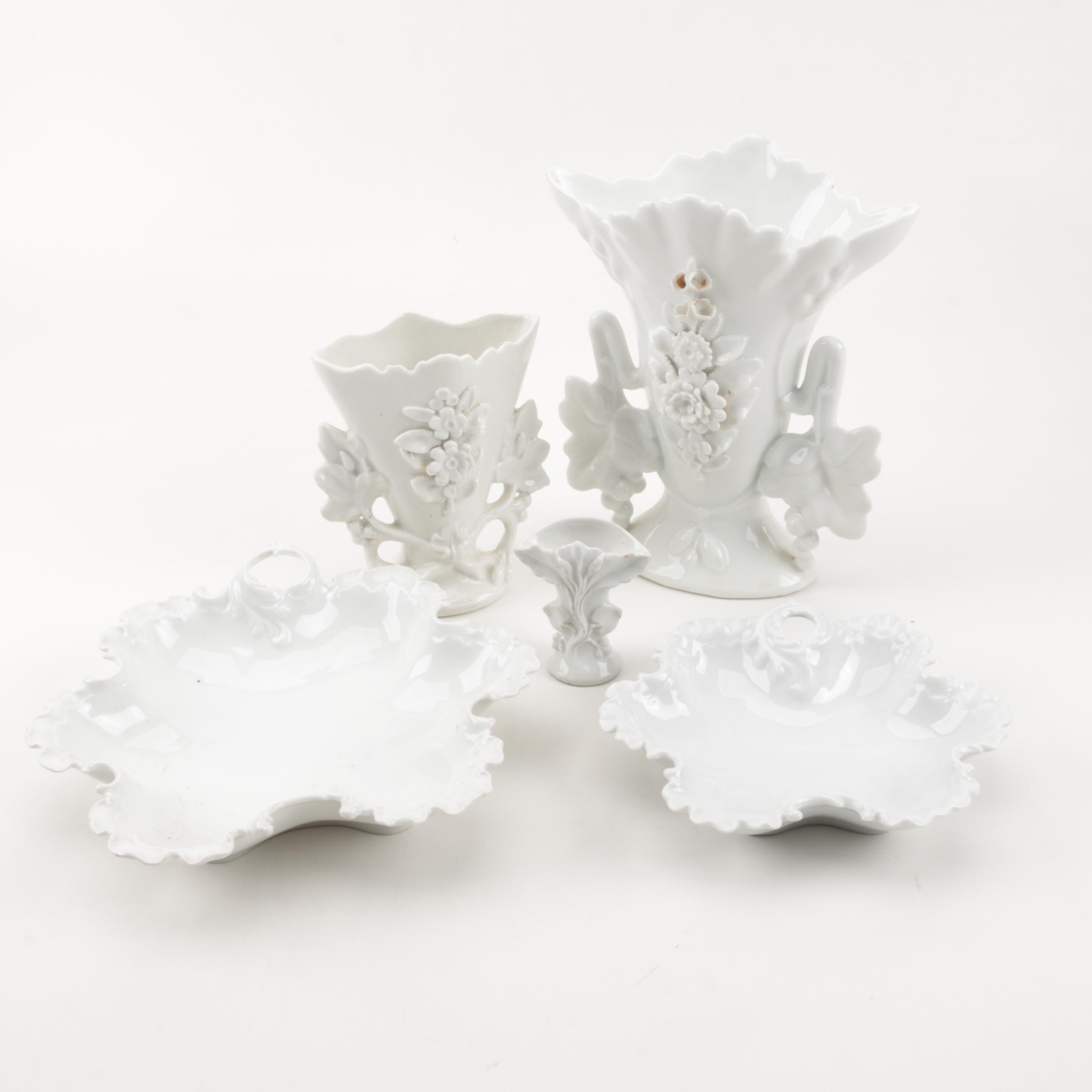 Antique Rosenthal Porcelain Candy Dishes and Ceramic Vases