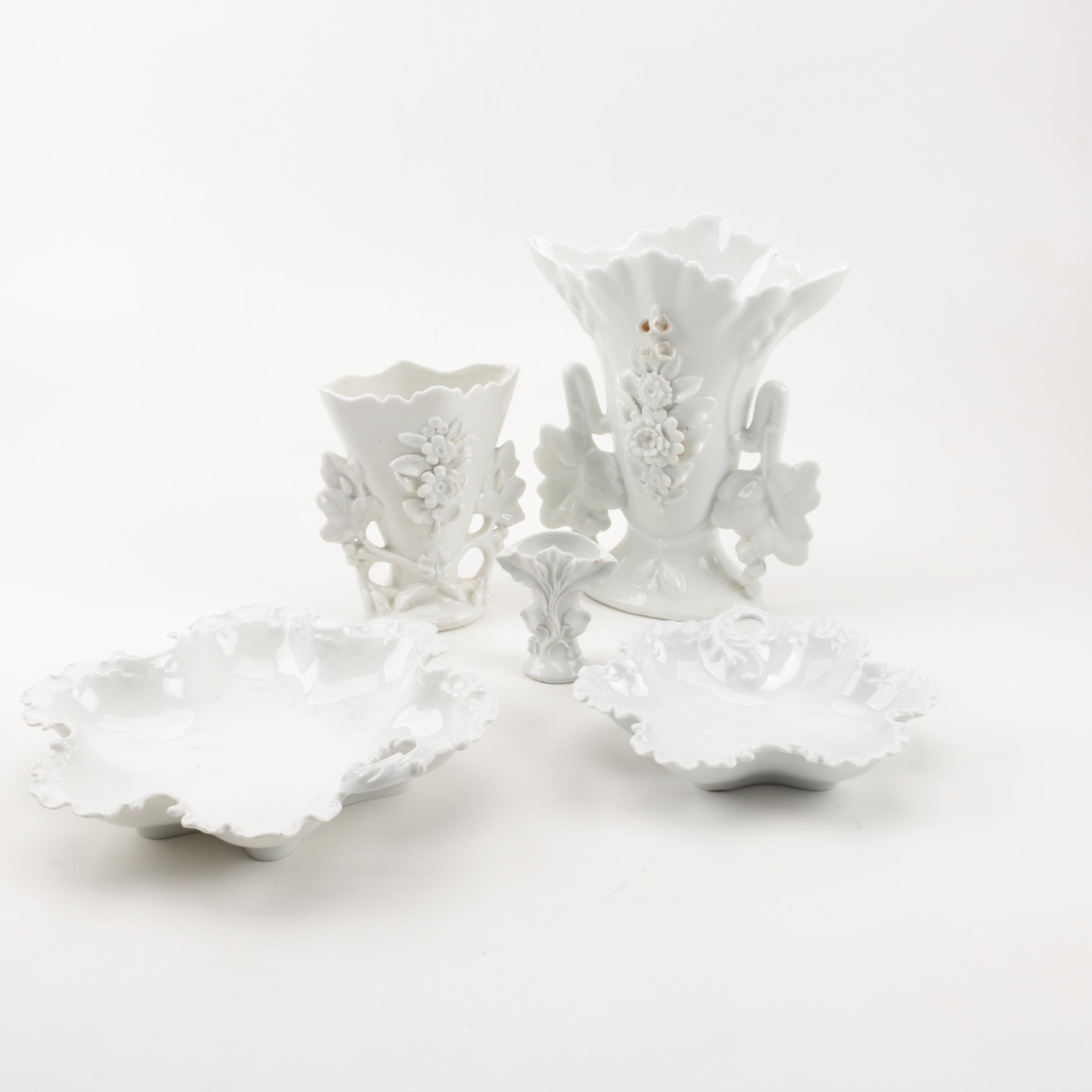 Antique Rosenthal Porcelain Candy Dishes and Ceramic Vases