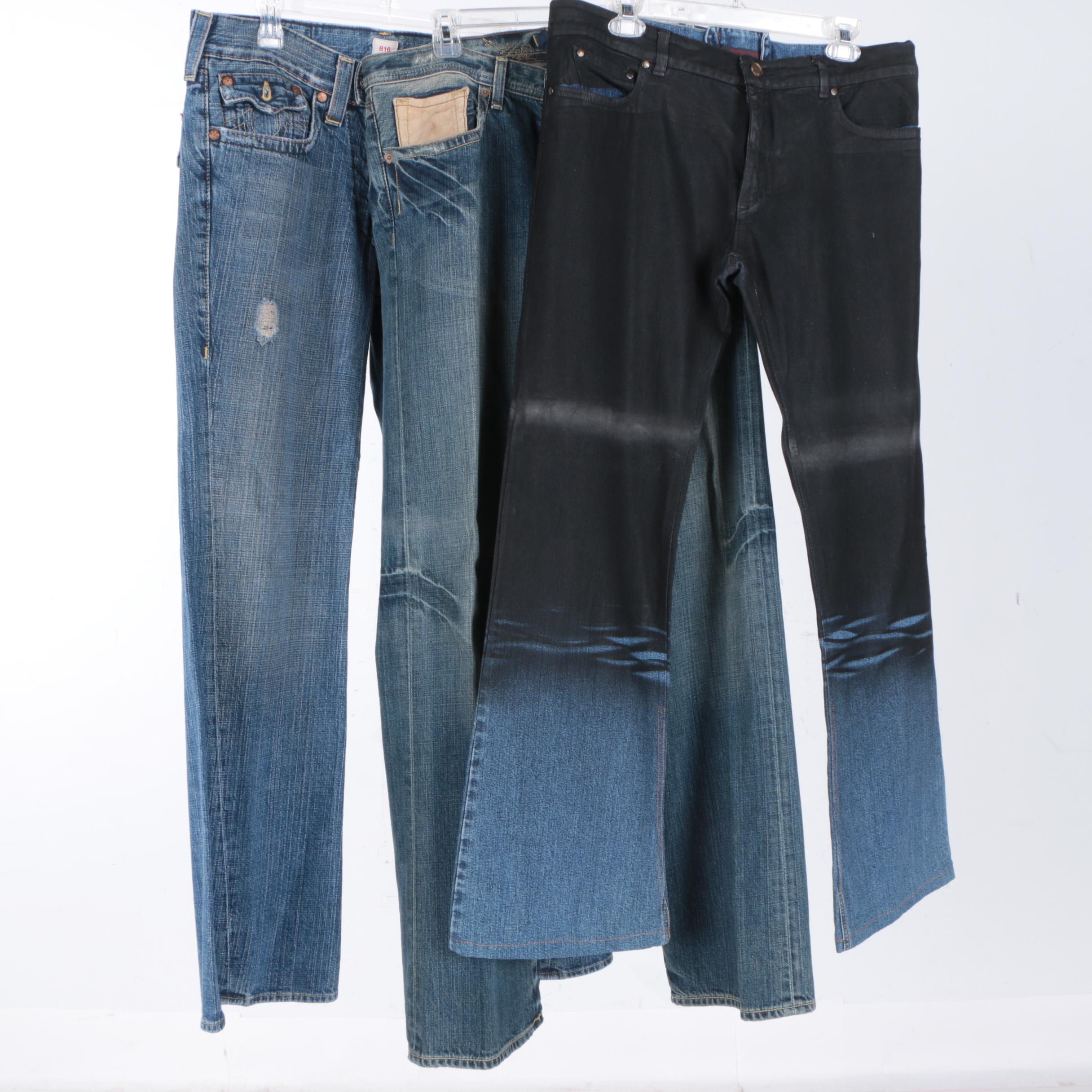 Men's Jeans Including Roberto Cavalli and True Religion