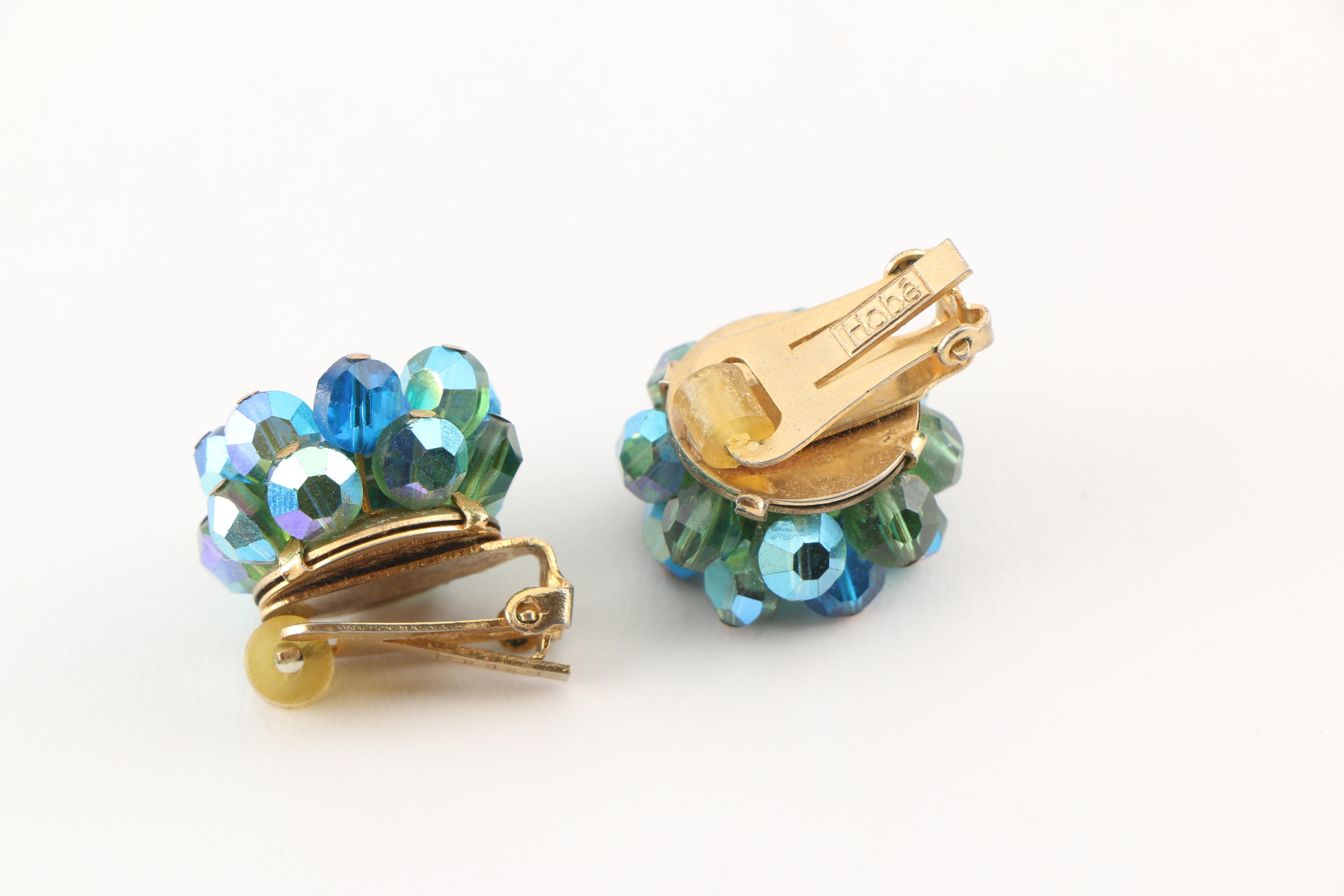 Assortment of Costume Jewelry Featuring Glass Beads and Micro Mosaic