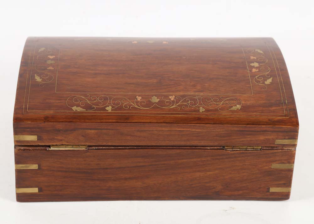 Wooden Marquetry Jewelry Box