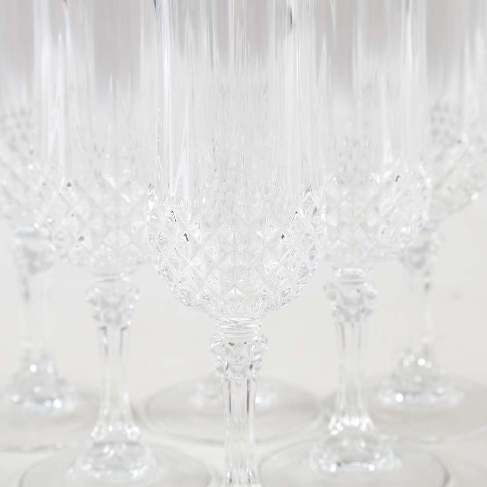 Cristal D'Arques "Longchamp" Champagne Glasses