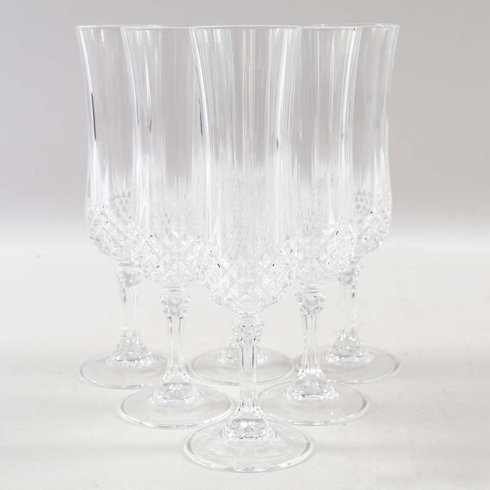Cristal D'Arques "Longchamp" Champagne Glasses