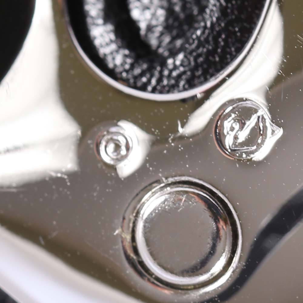 Swarovski Crystal and Leather Brooch