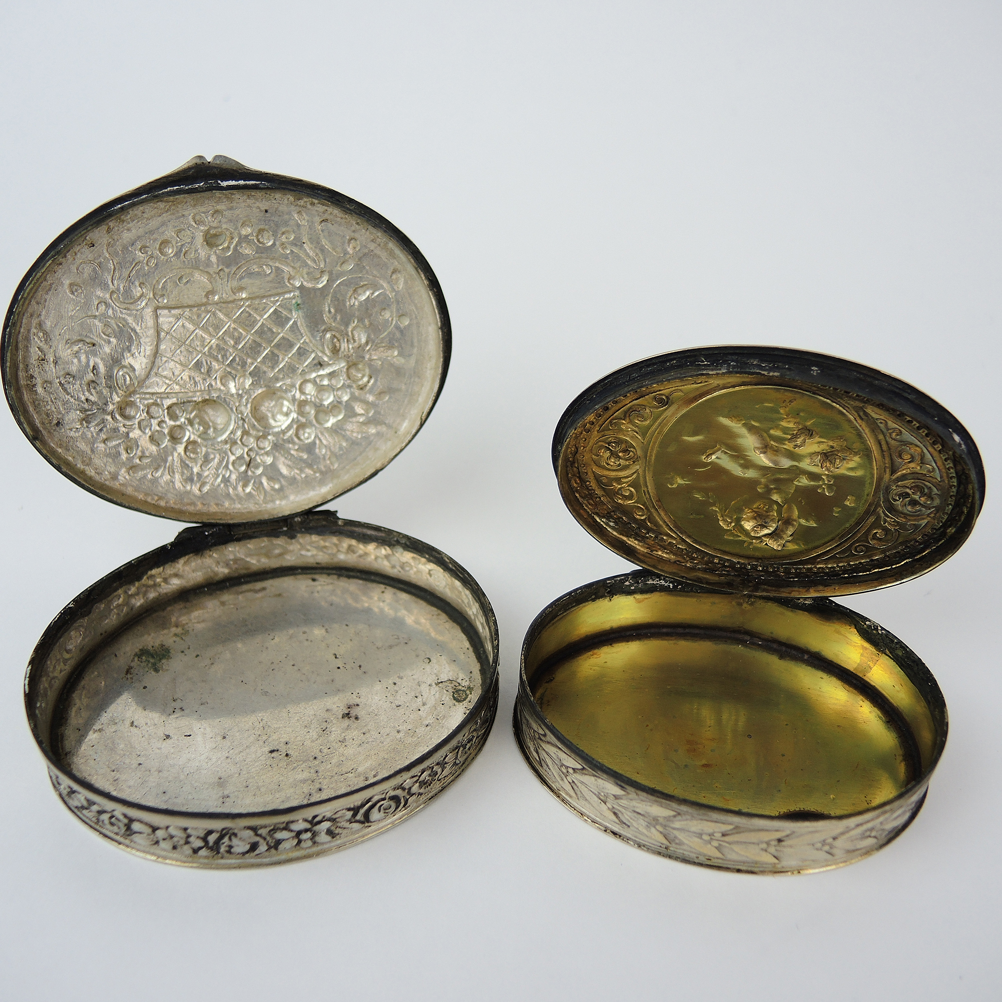 800 Silver Snuff Box Collection