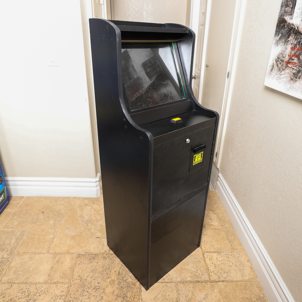 Black Arcade Game Cabinet