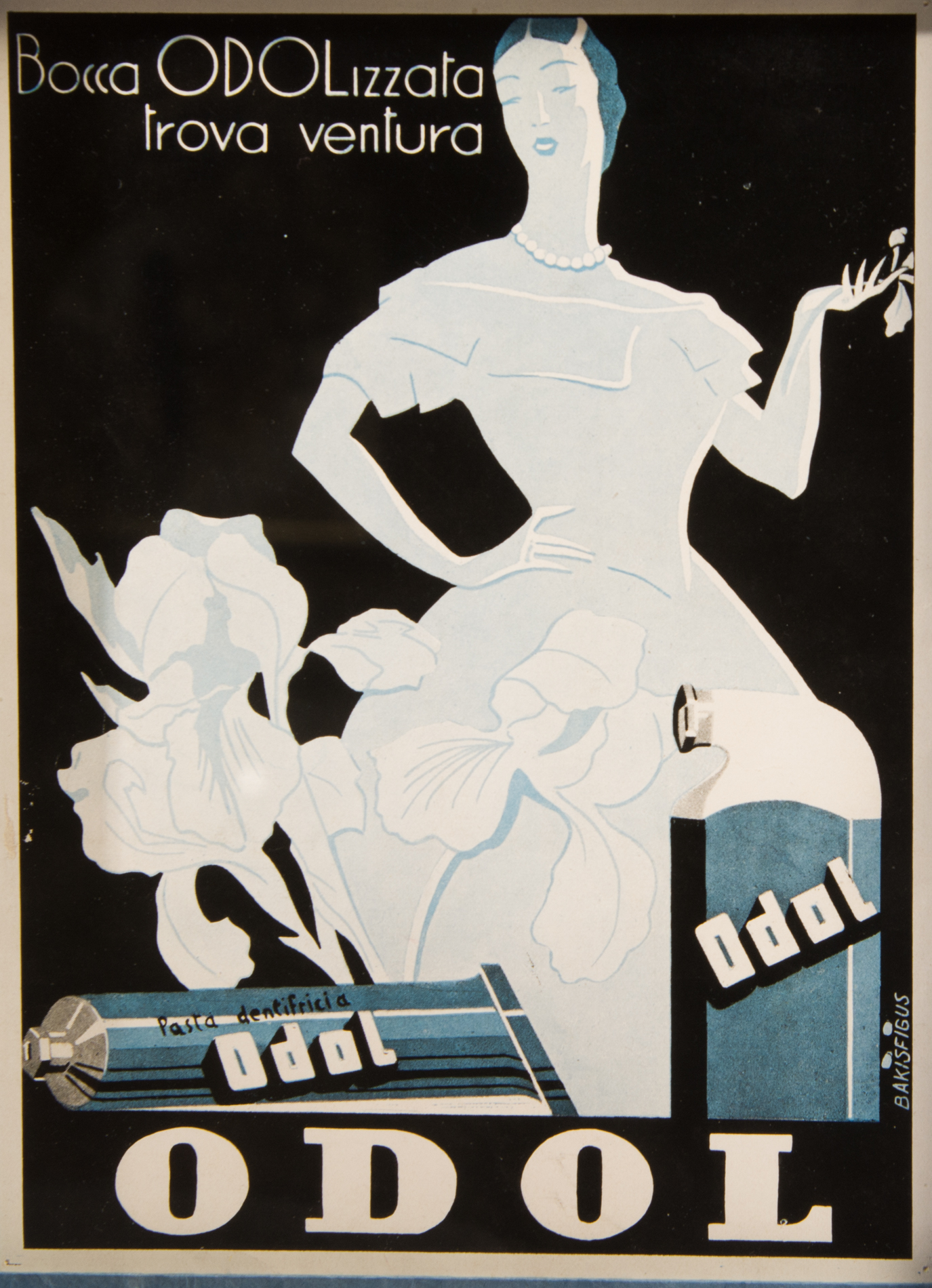 Offset Lithograph After Advertising Poster "Odol"