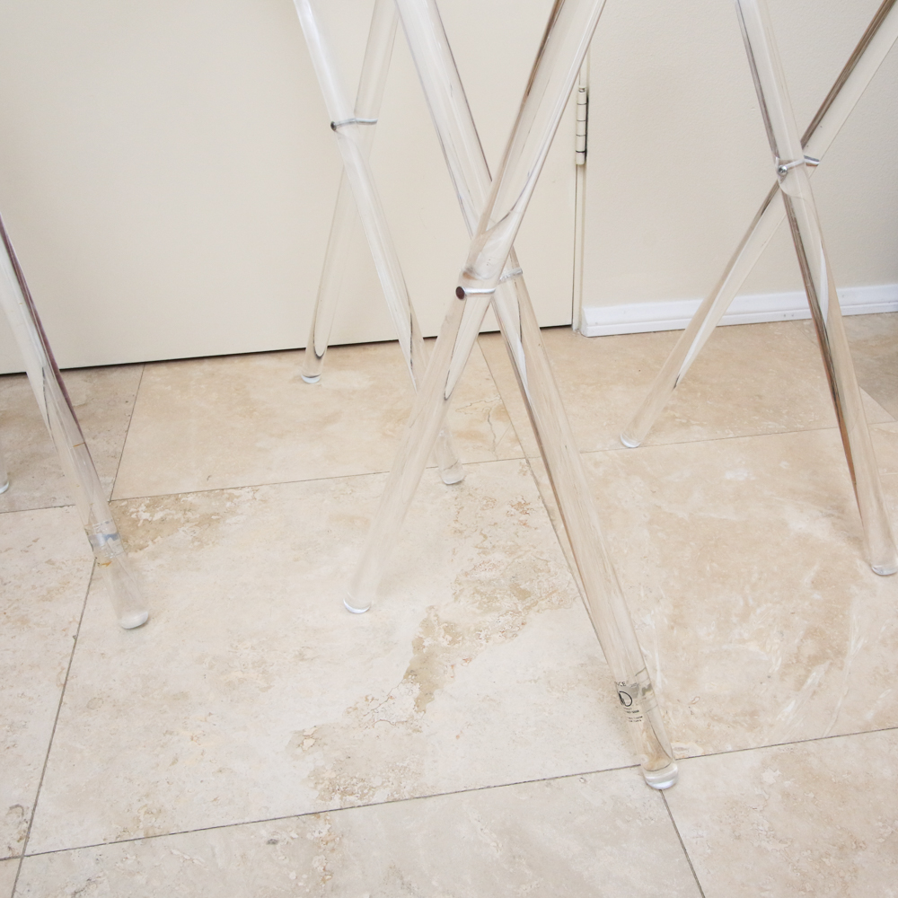 Clear Acrylic Tray Tables with Holder by Akko Inc.