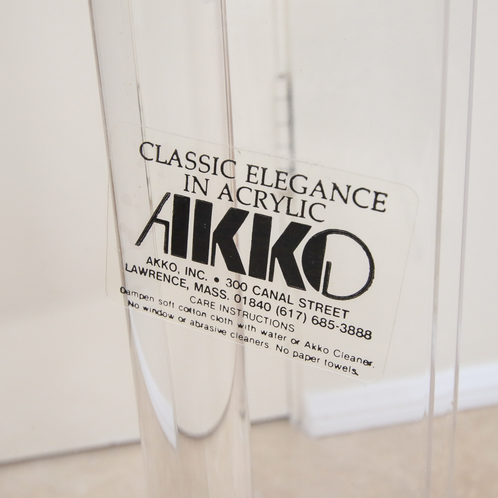 Clear Acrylic Tray Tables with Holder by Akko Inc.
