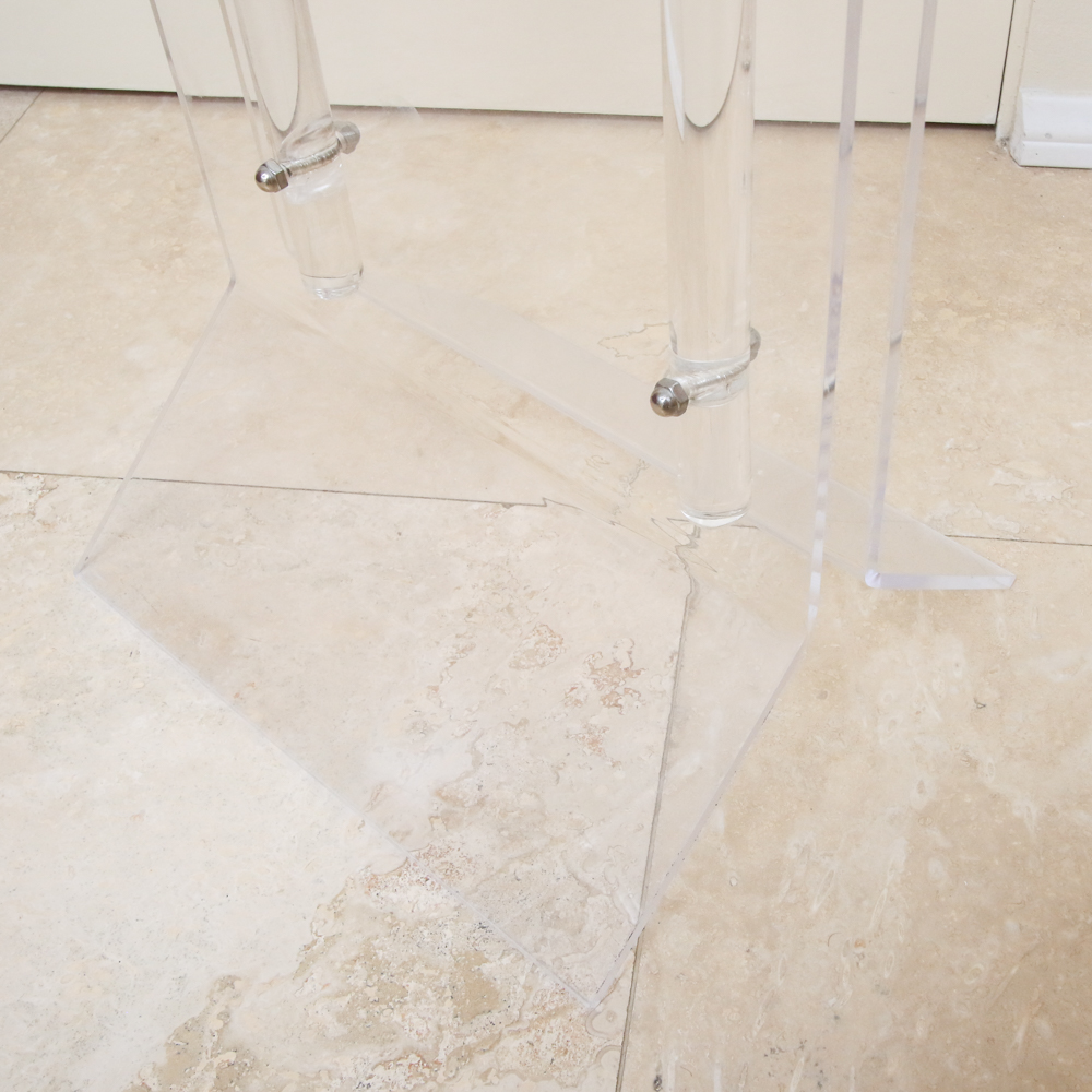 Clear Acrylic Tray Tables with Holder by Akko Inc.