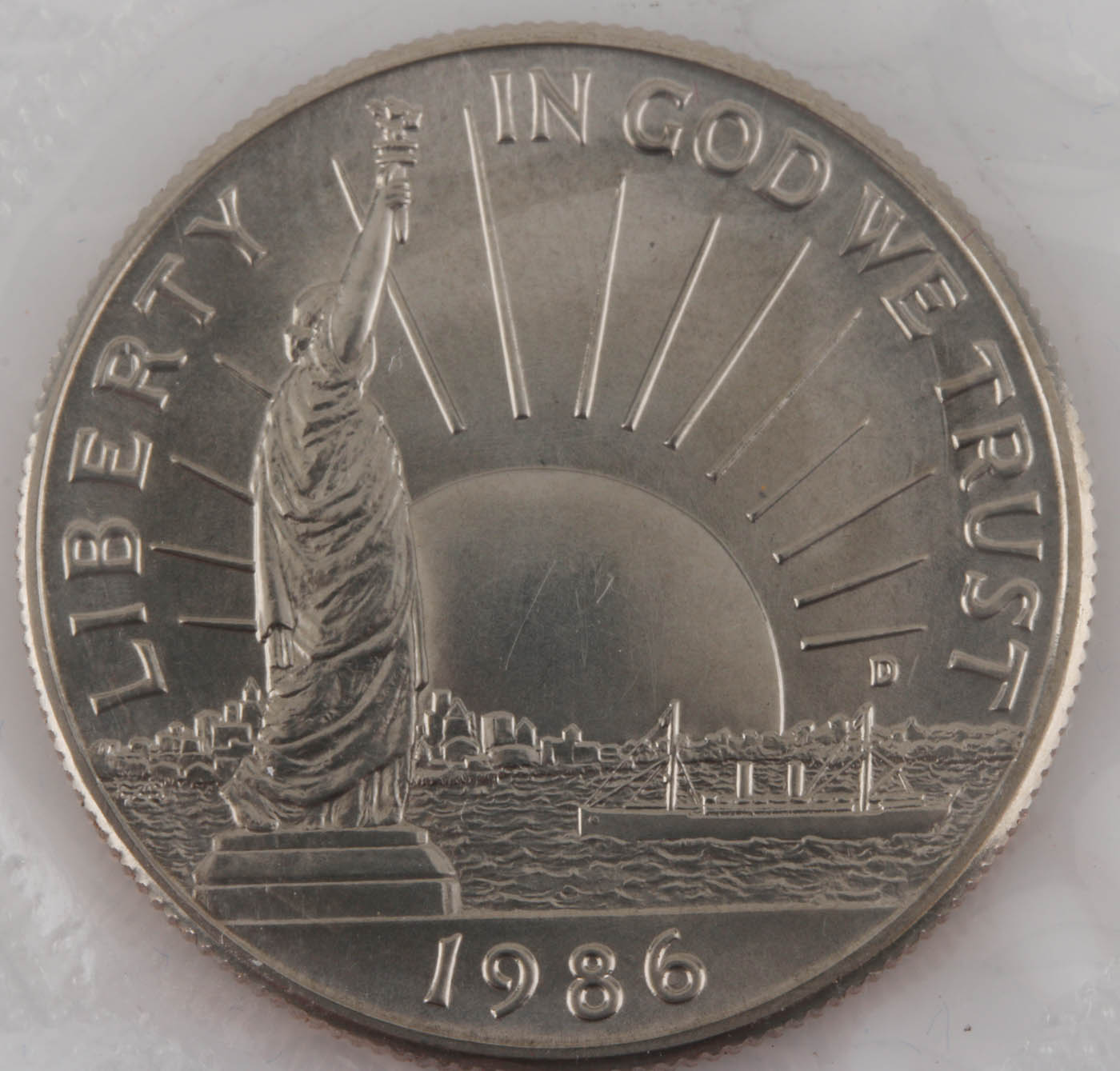 1986-D U.S. Liberty Commemorative Two Coin Set