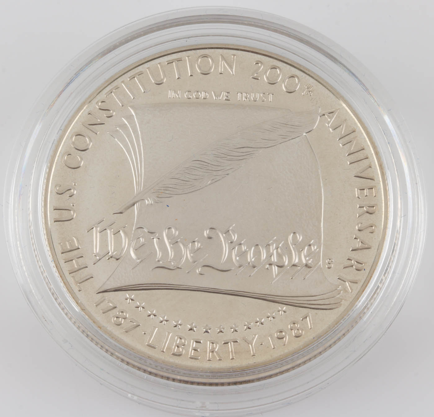 1987-S US Constitution Silver One Dollar Proof Coin