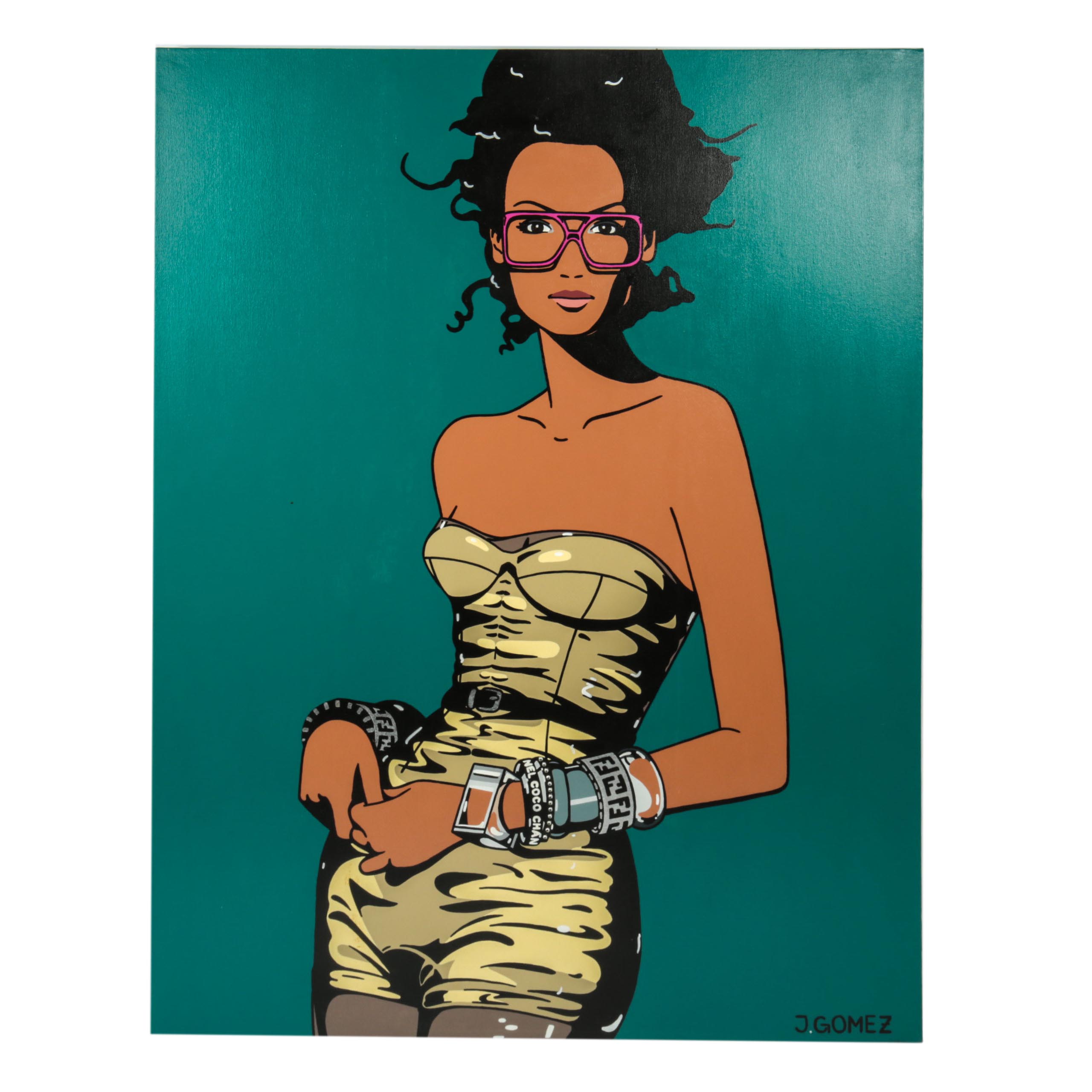 J. Gomez Original Paintings on Canvas