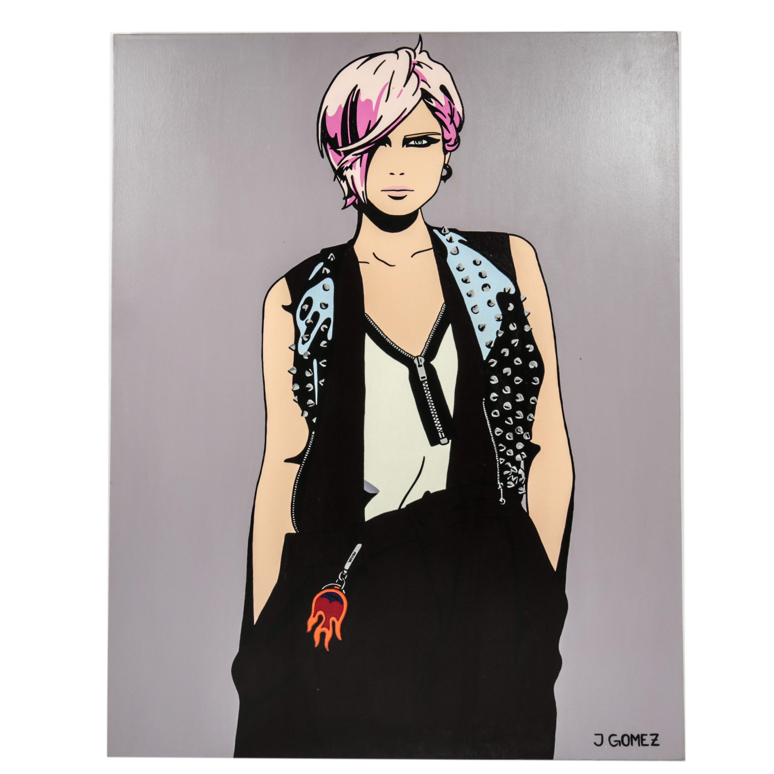 J. Gomez Original Paintings on Canvas