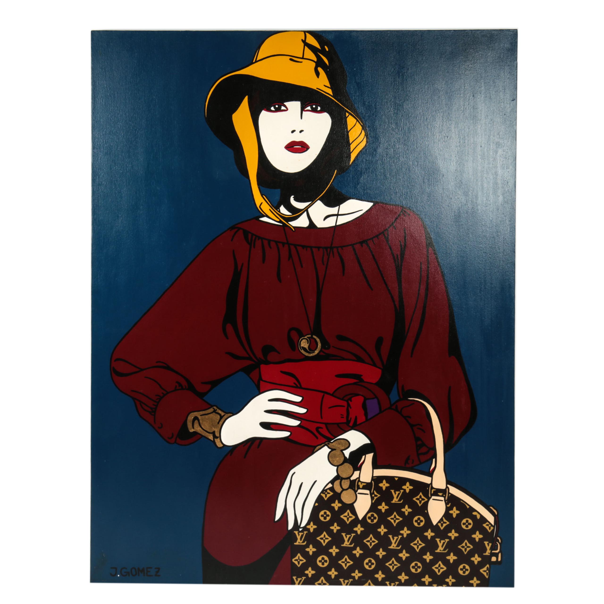 J. Gomez Original Paintings on Canvas