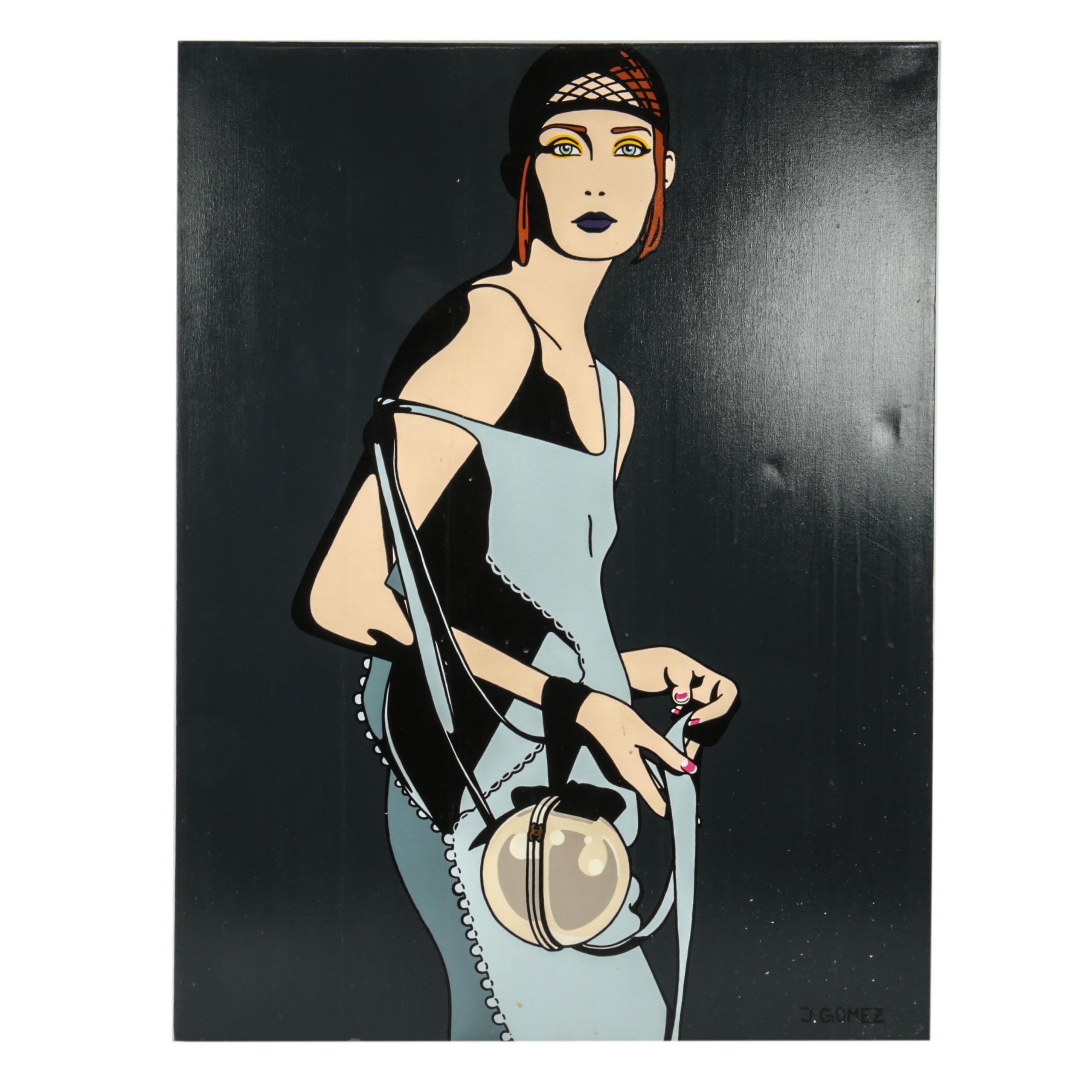 J. Gomez Original Paintings on Canvas