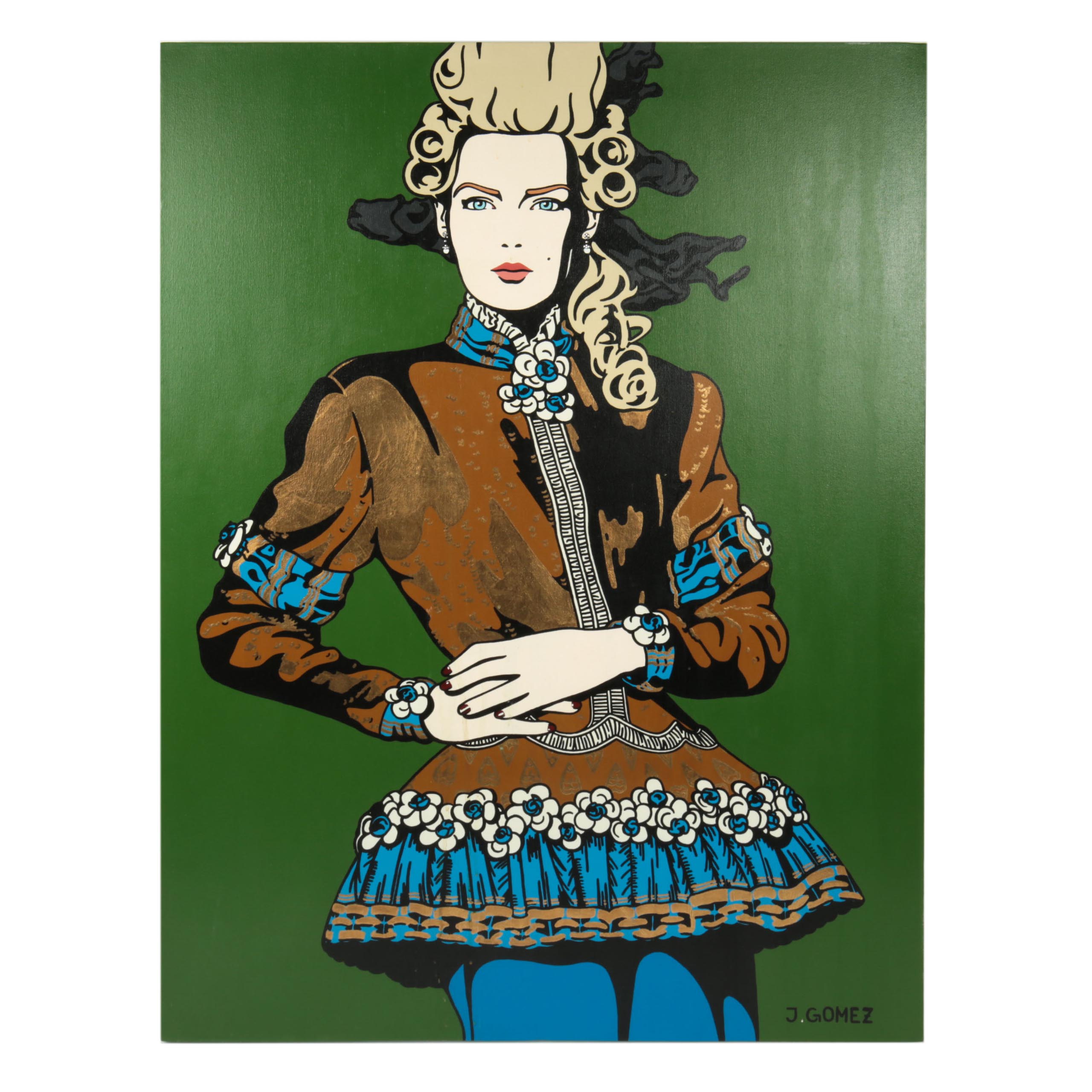 J. Gomez Original Paintings on Canvas