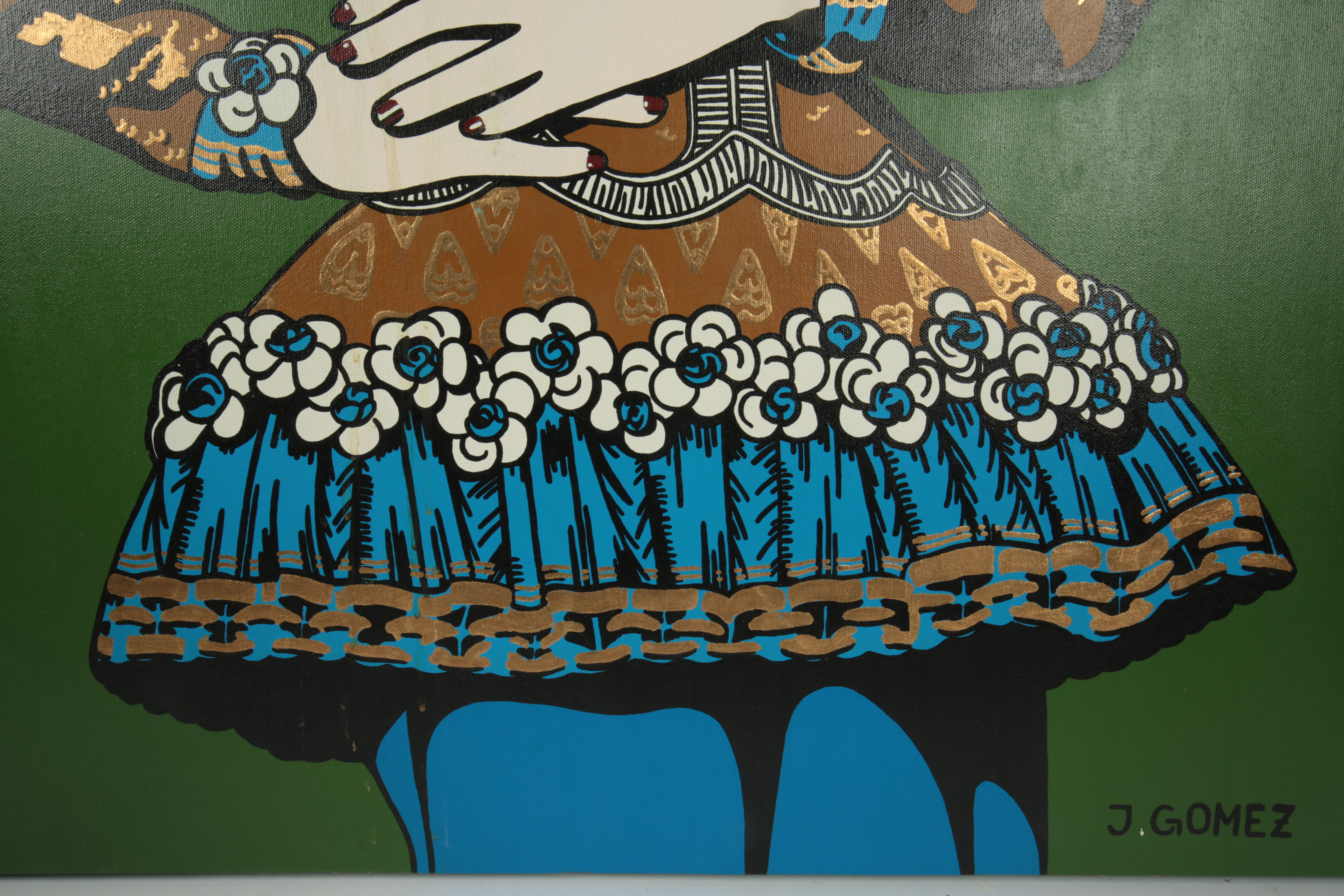 J. Gomez Original Paintings on Canvas