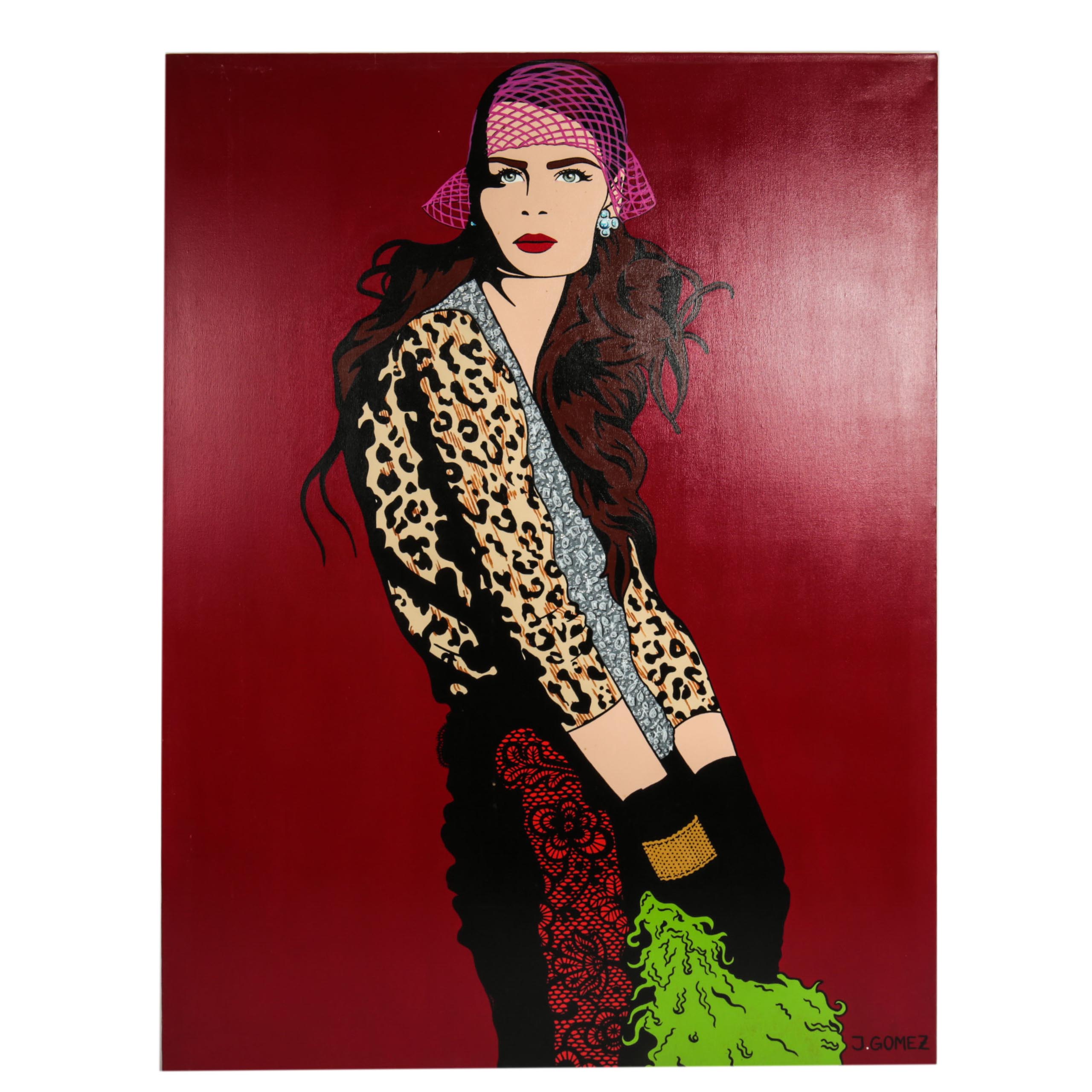 J. Gomez Original Paintings on Canvas