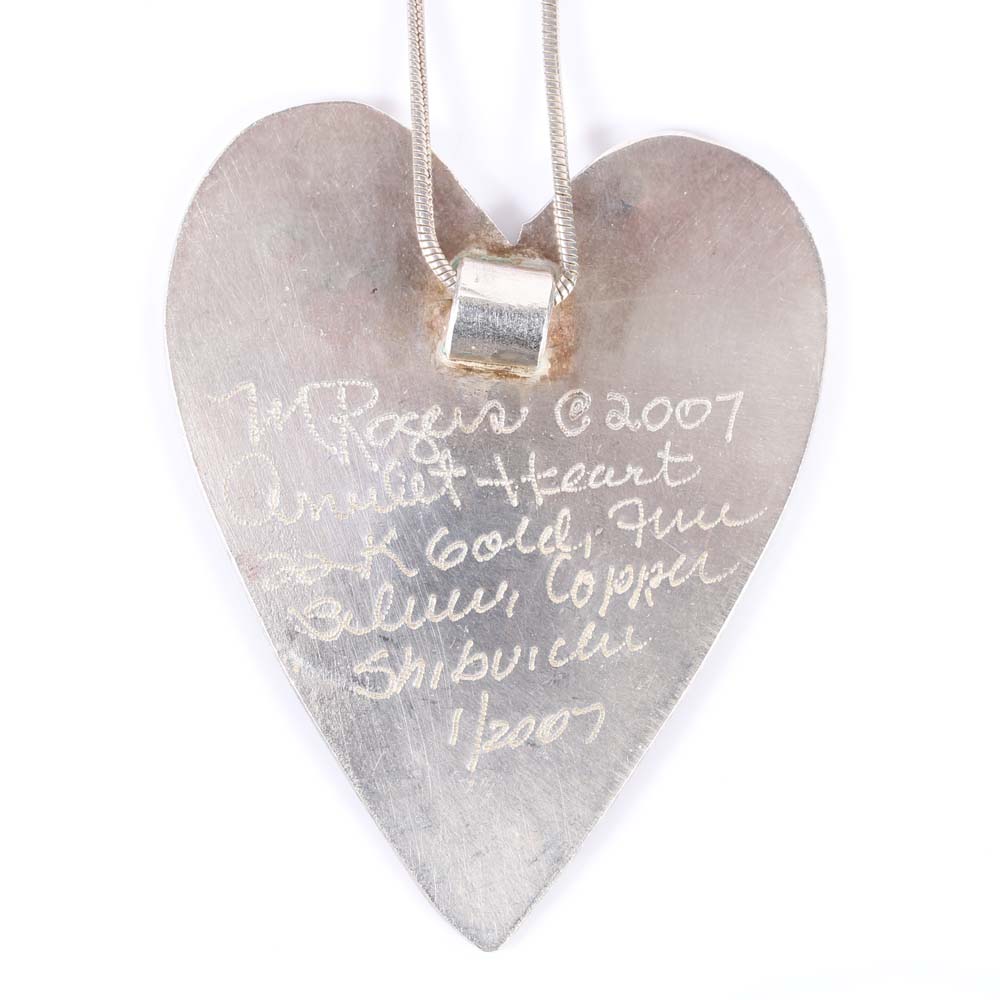 Sterling Silver Artisan Pendant Necklace