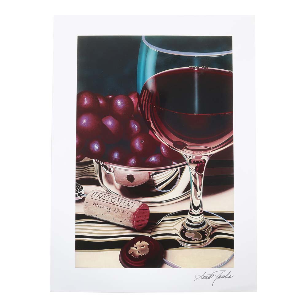Scott Jacobs Seriolithograph "Grape Perfection"