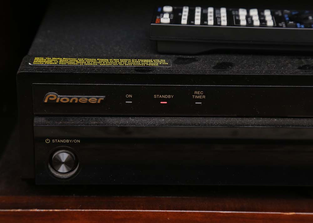 Pioneer Elite Plasma Television with Speakers and Receiver
