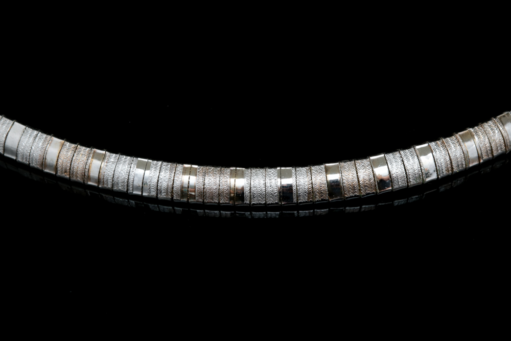 Sterling Silver Omega Chain Necklace