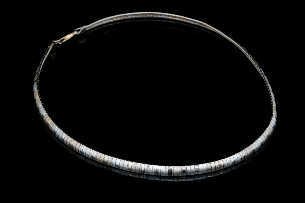 Sterling Silver Omega Chain Necklace