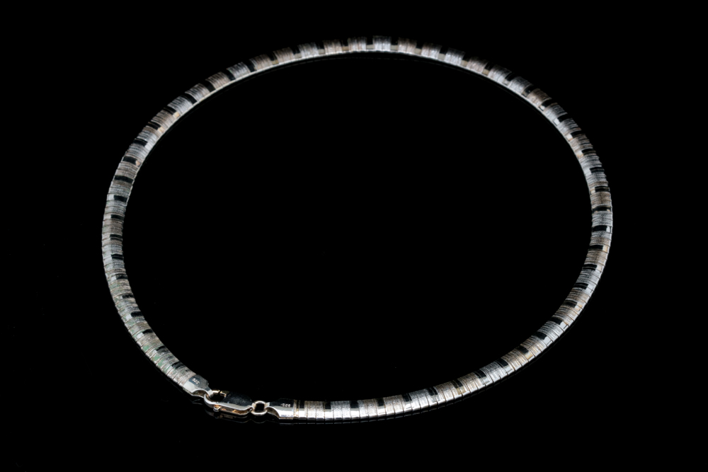 Sterling Silver Omega Chain Necklace