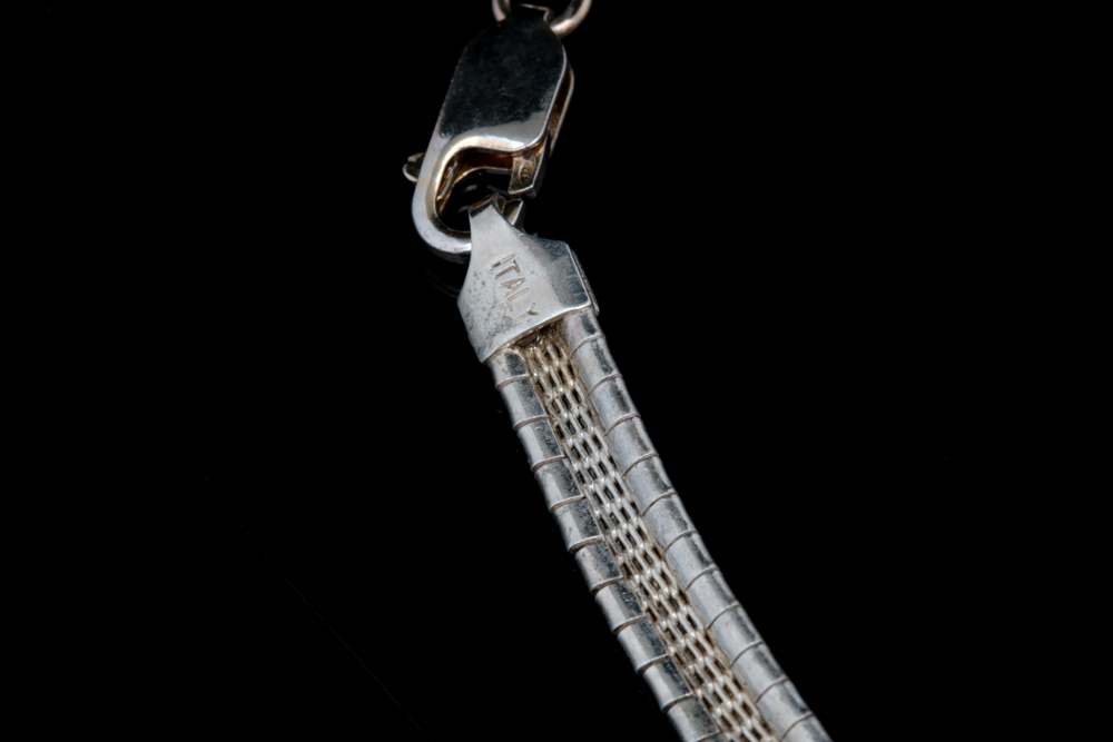 Sterling Silver Omega Chain Necklace