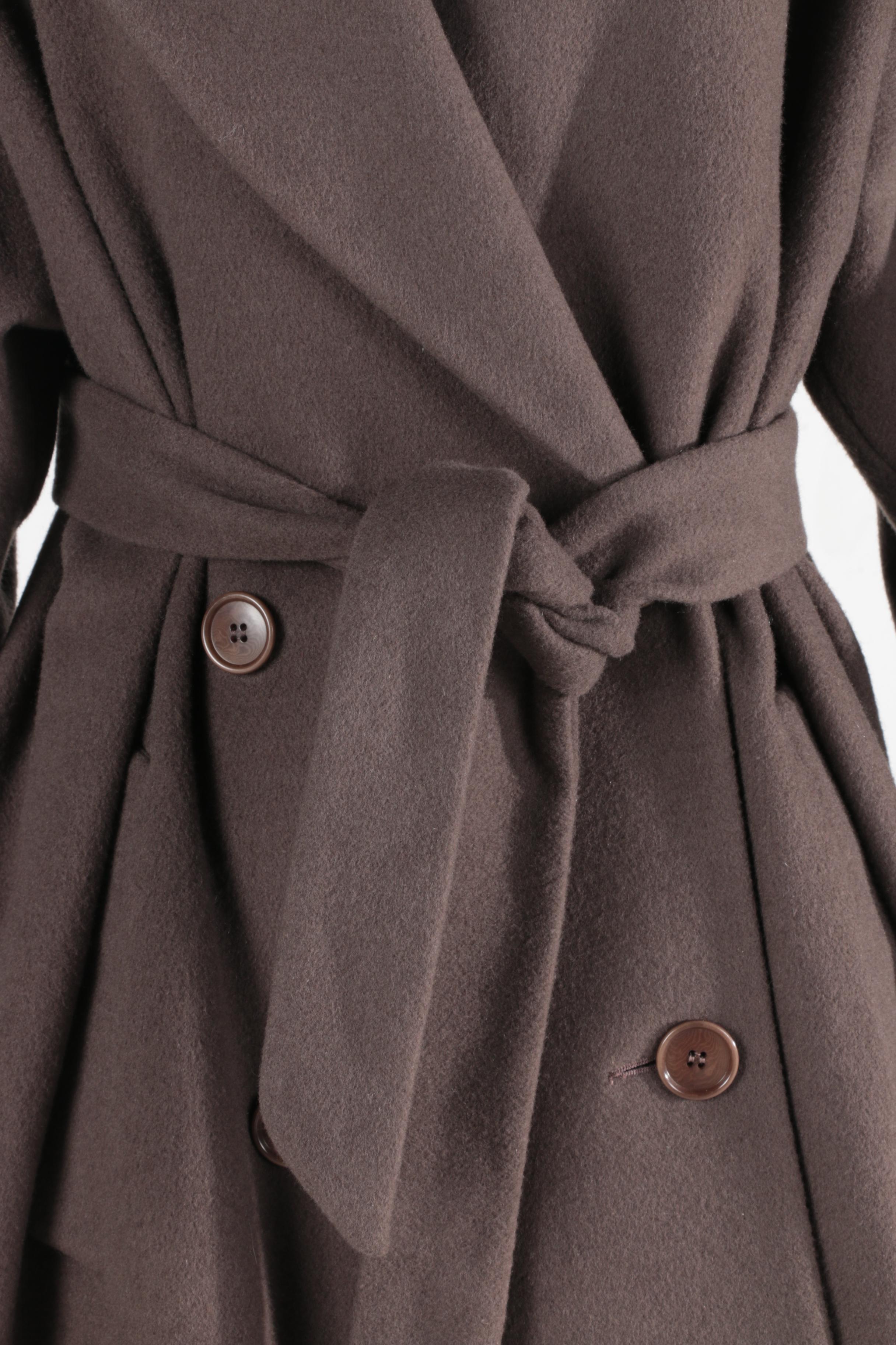 Women's Anne Klein II Coats Merino Wool and Cashmere Blend Overcoat