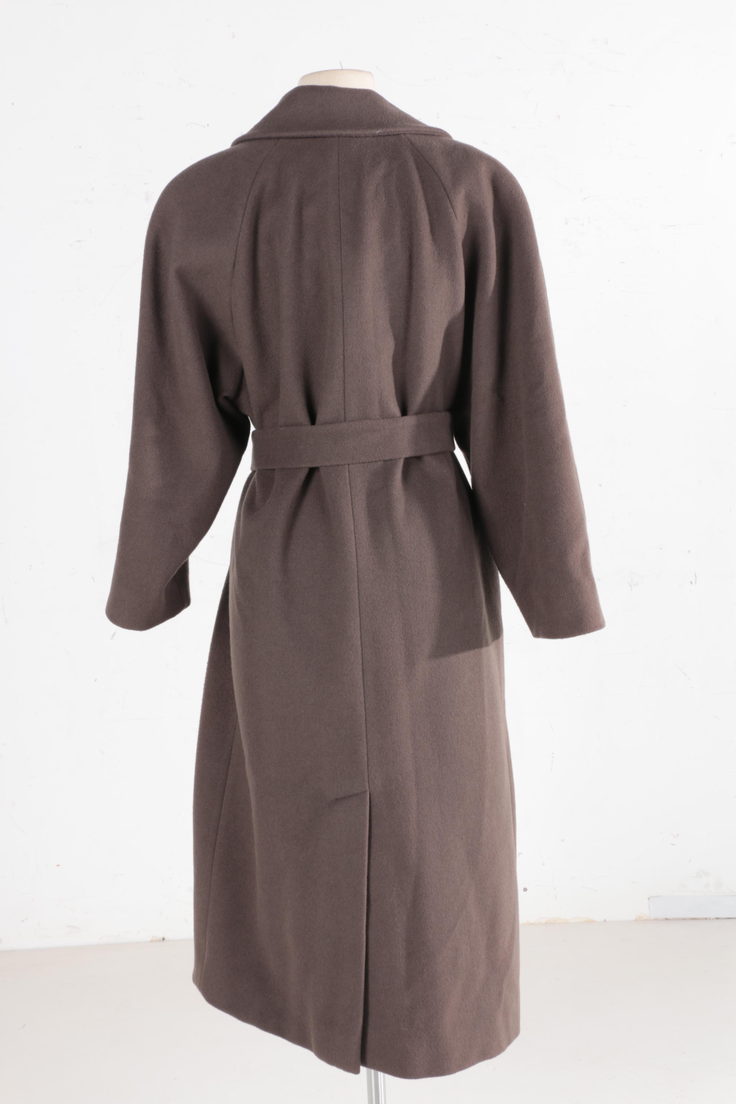 Women's Anne Klein II Coats Merino Wool and Cashmere Blend Overcoat