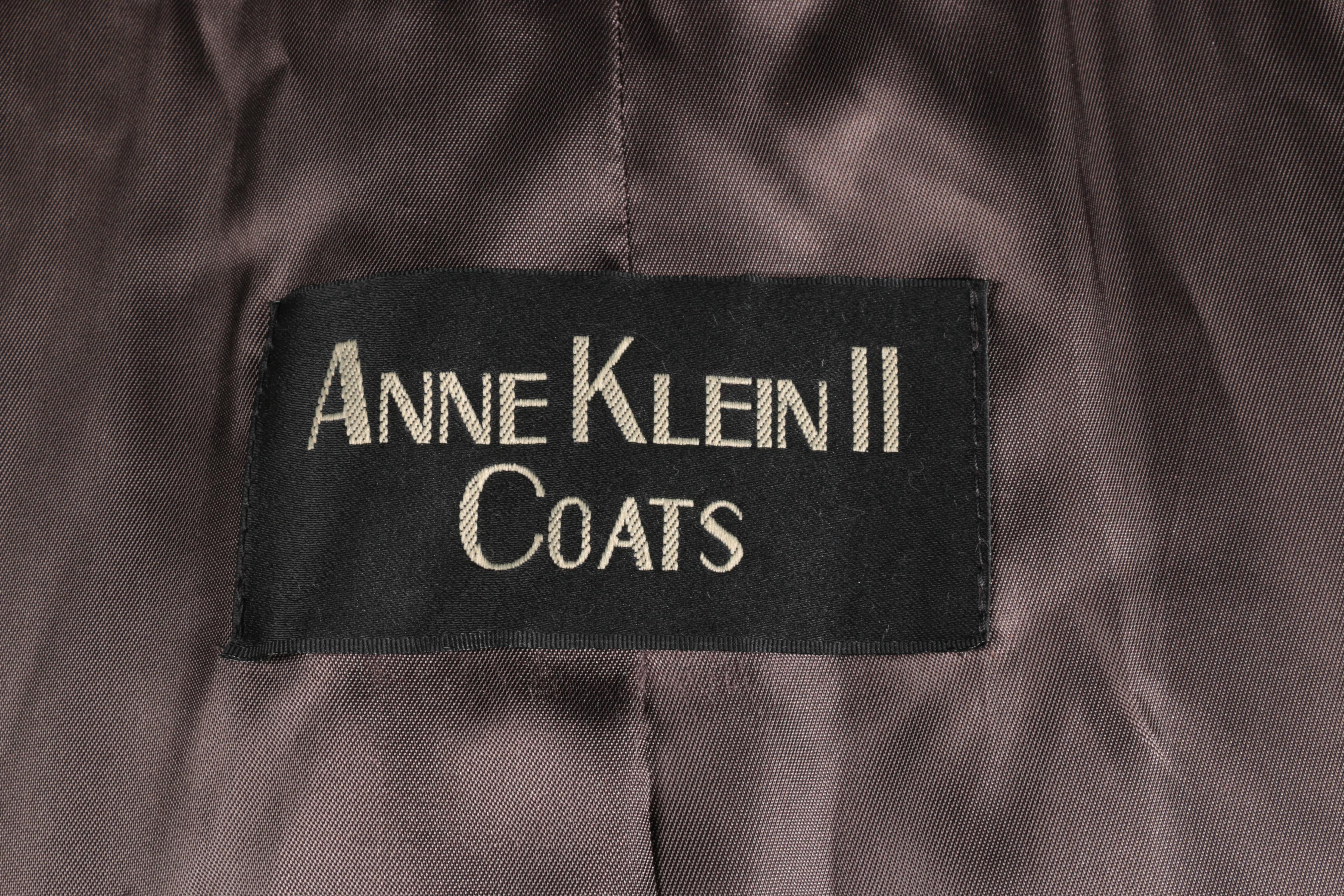 Women's Anne Klein II Coats Merino Wool and Cashmere Blend Overcoat