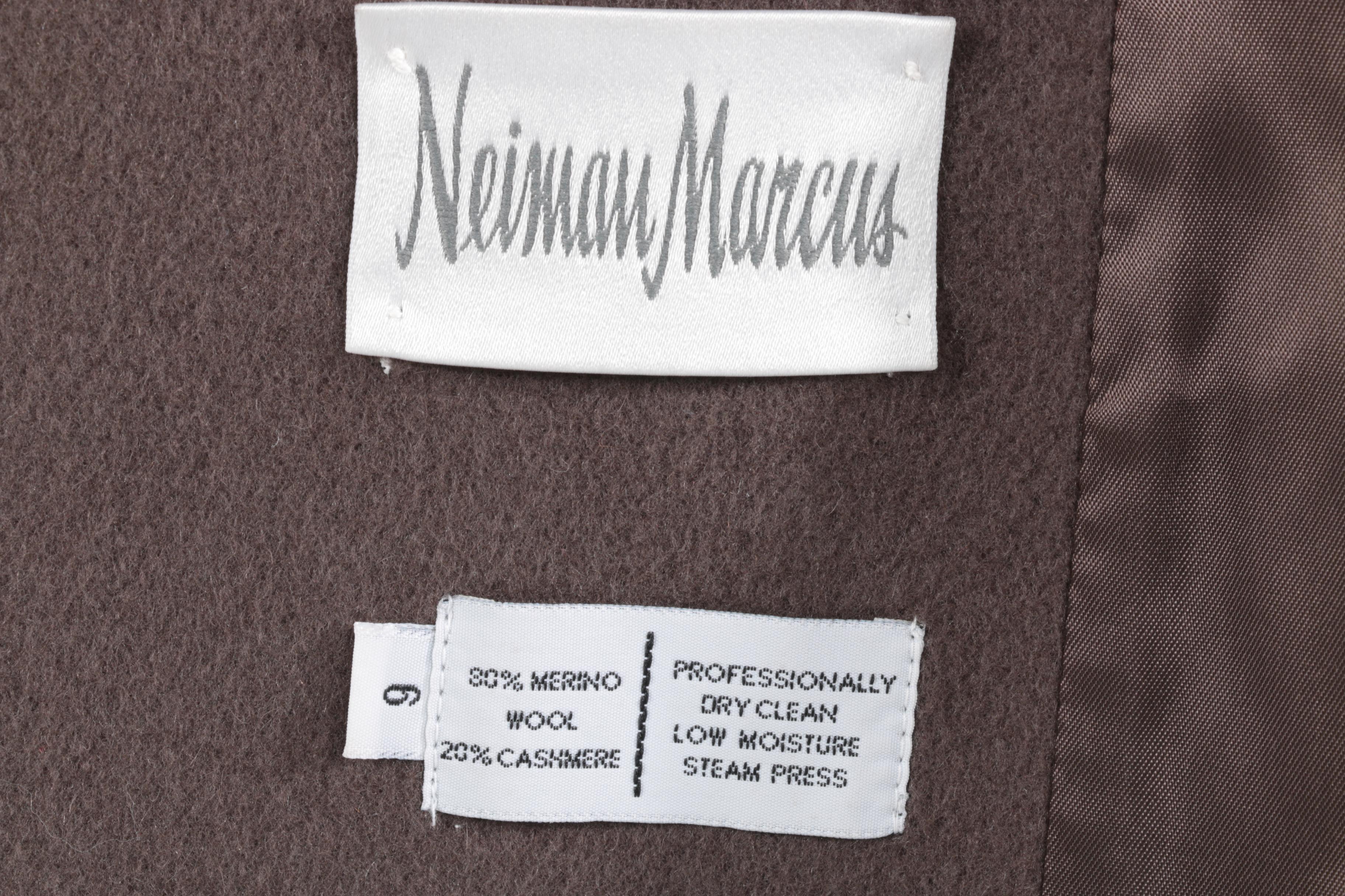 Women's Anne Klein II Coats Merino Wool and Cashmere Blend Overcoat