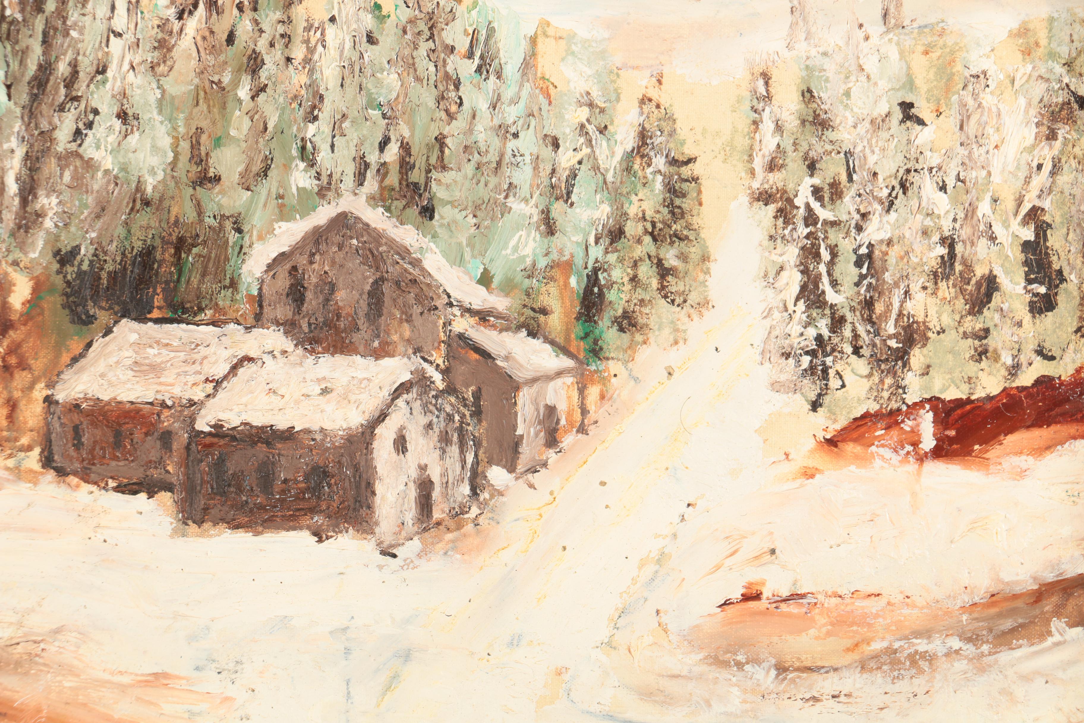 Oil Painting on Canvas in the Manner of Raoul Dufy