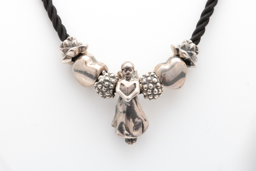 Sterling Silver Trollbeads Charm Necklace