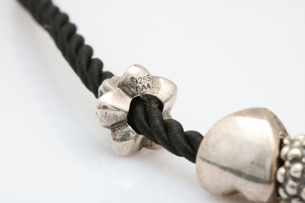 Sterling Silver Trollbeads Charm Necklace