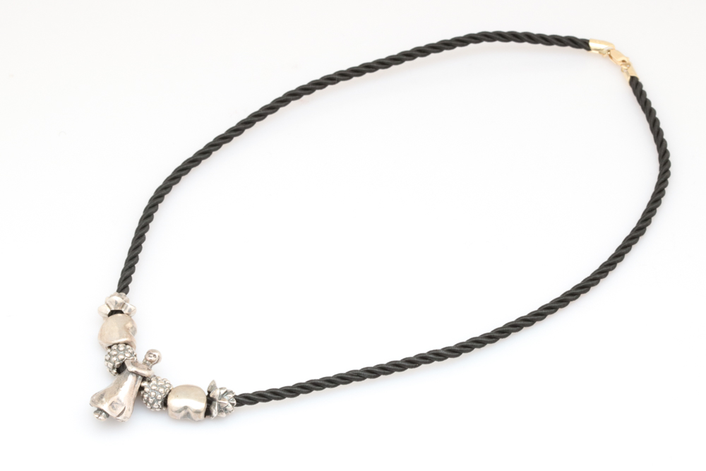 Sterling Silver Trollbeads Charm Necklace