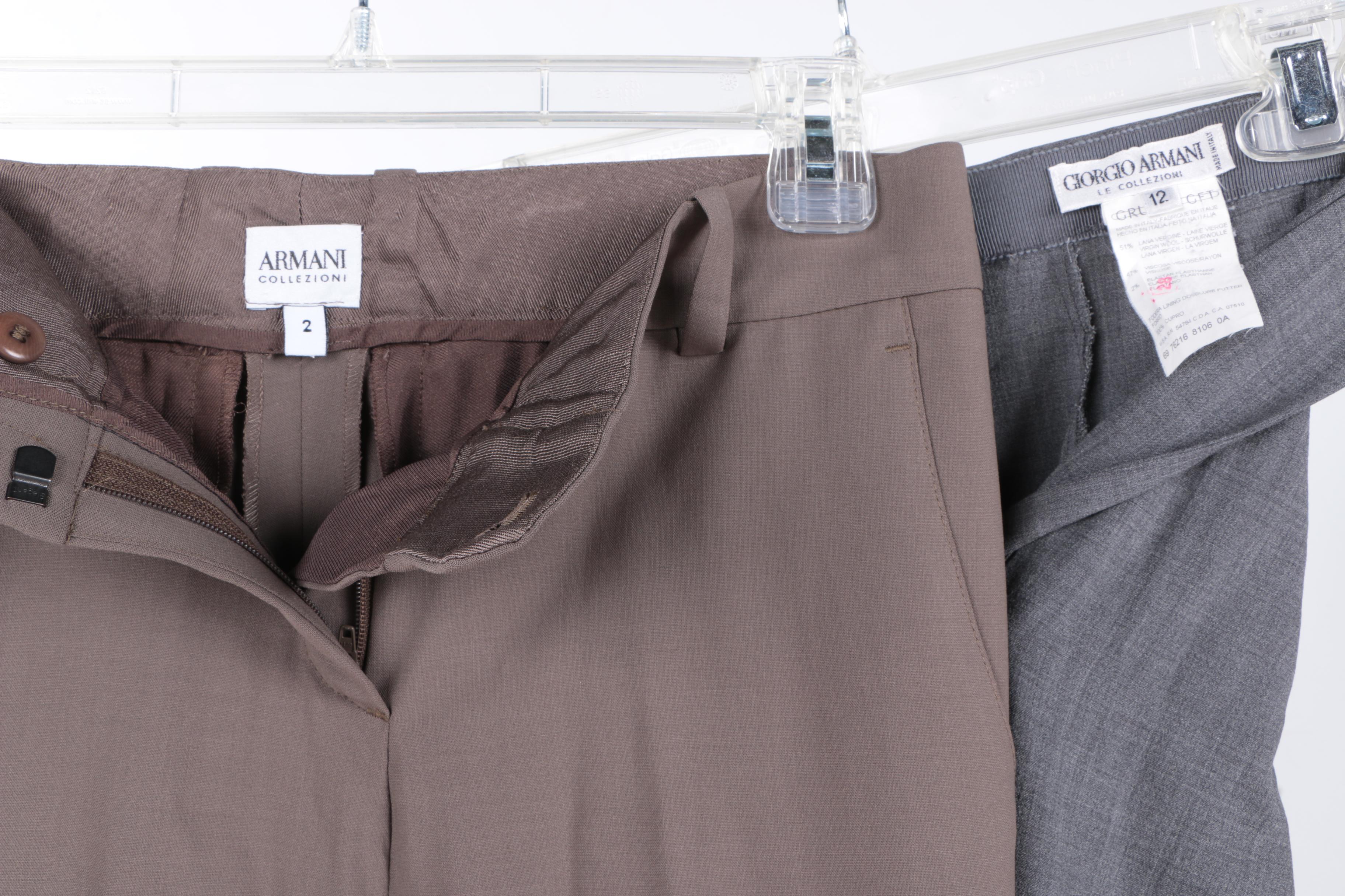 Women's Vintage and Modern Armani Trousers