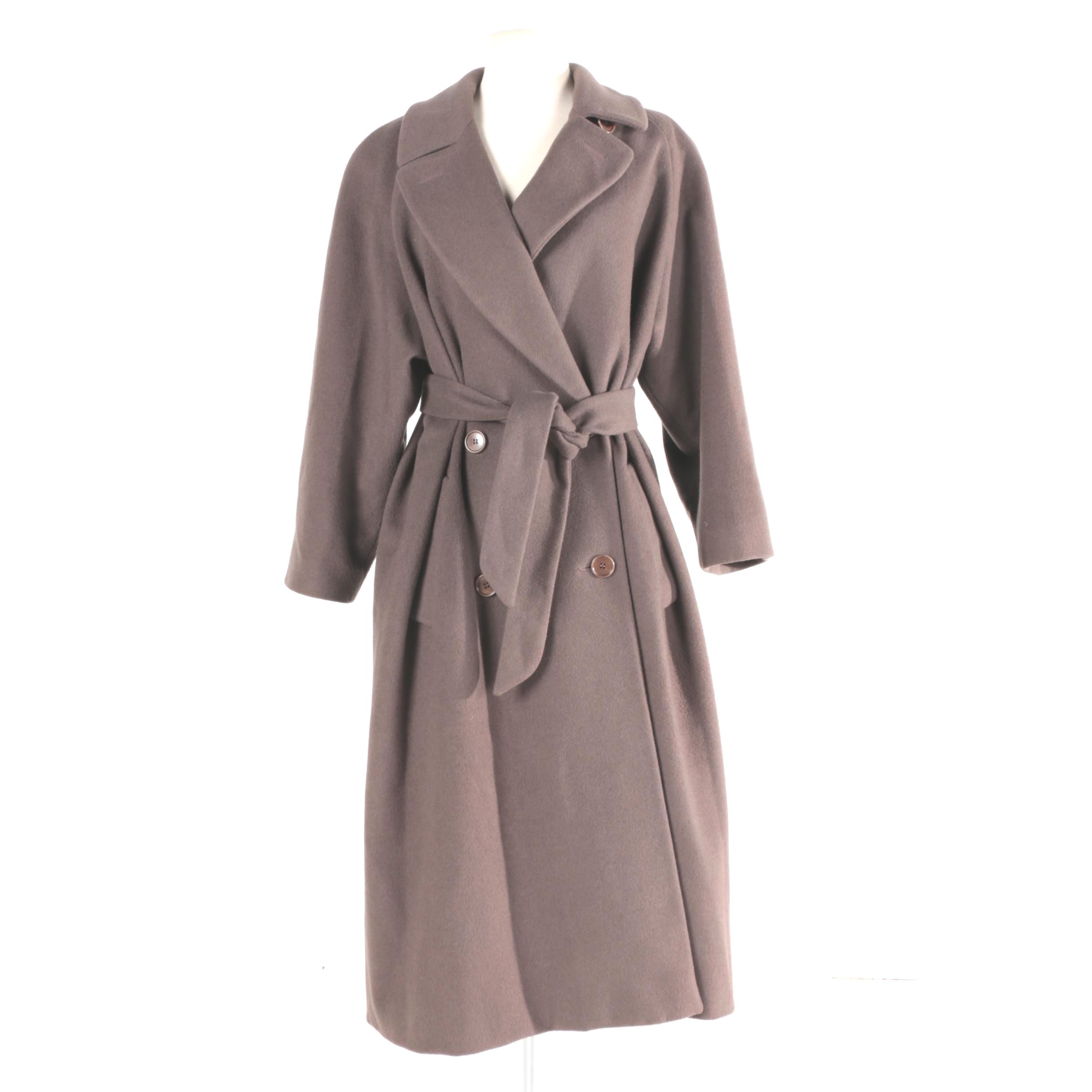 Women's Anne Klein II Coats Merino Wool and Cashmere Blend Overcoat
