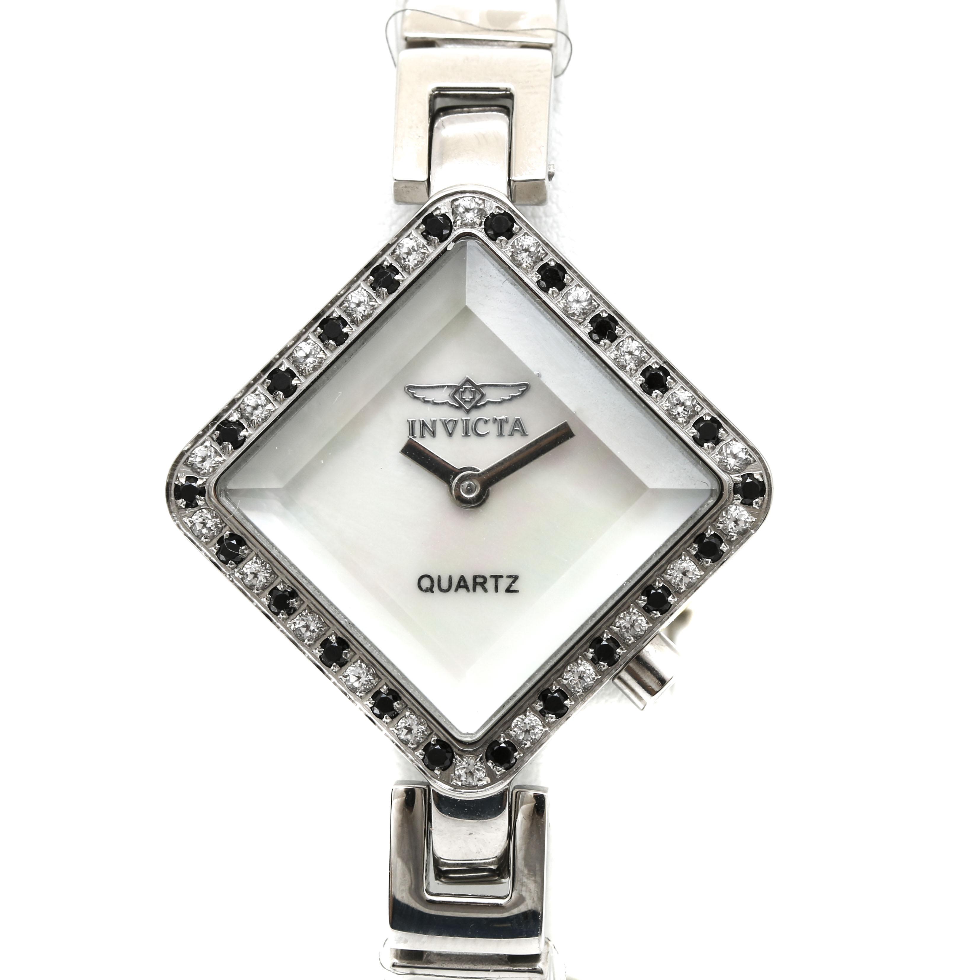 Invicta Stainless Steel Glass Crystal Watch