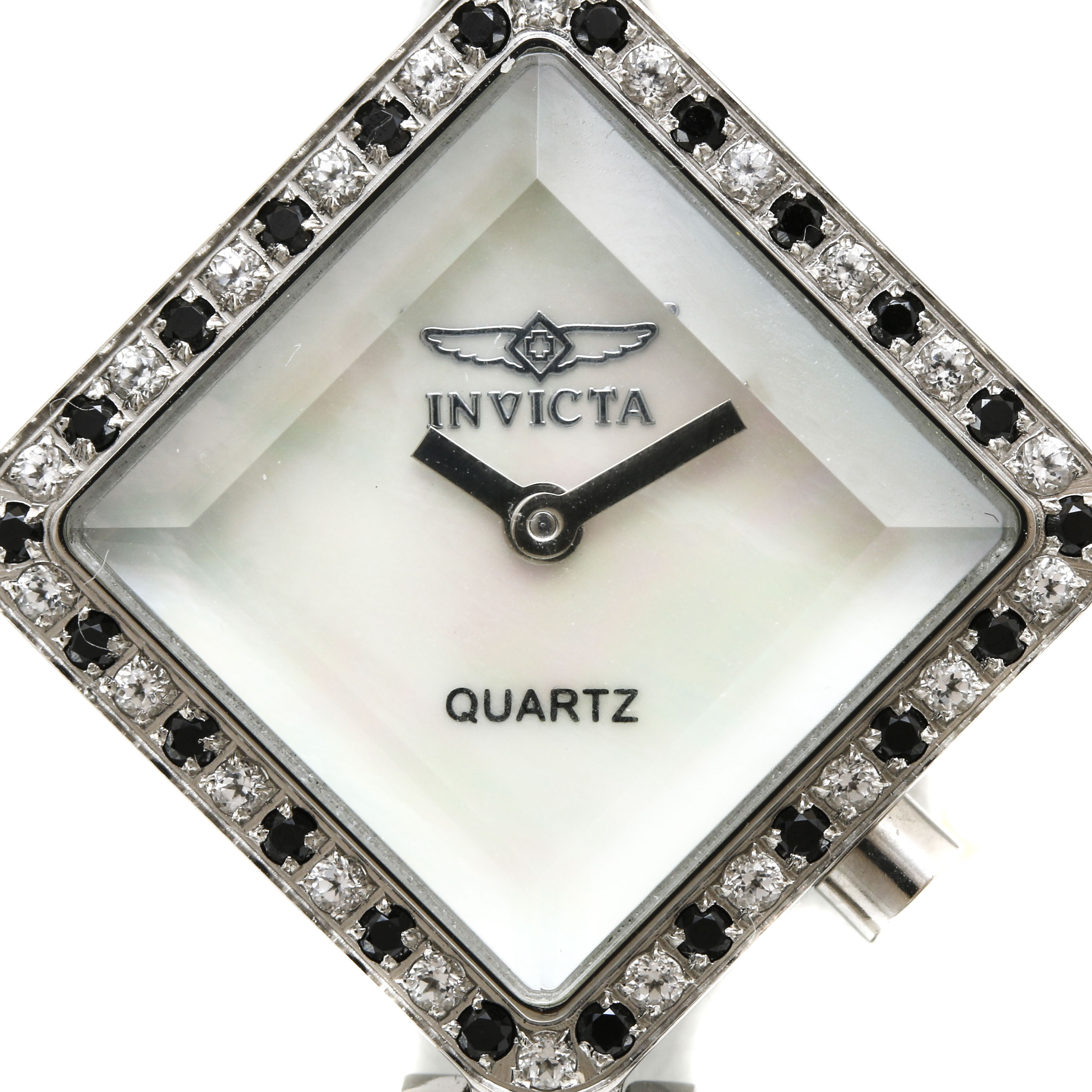 Invicta Stainless Steel Glass Crystal Watch